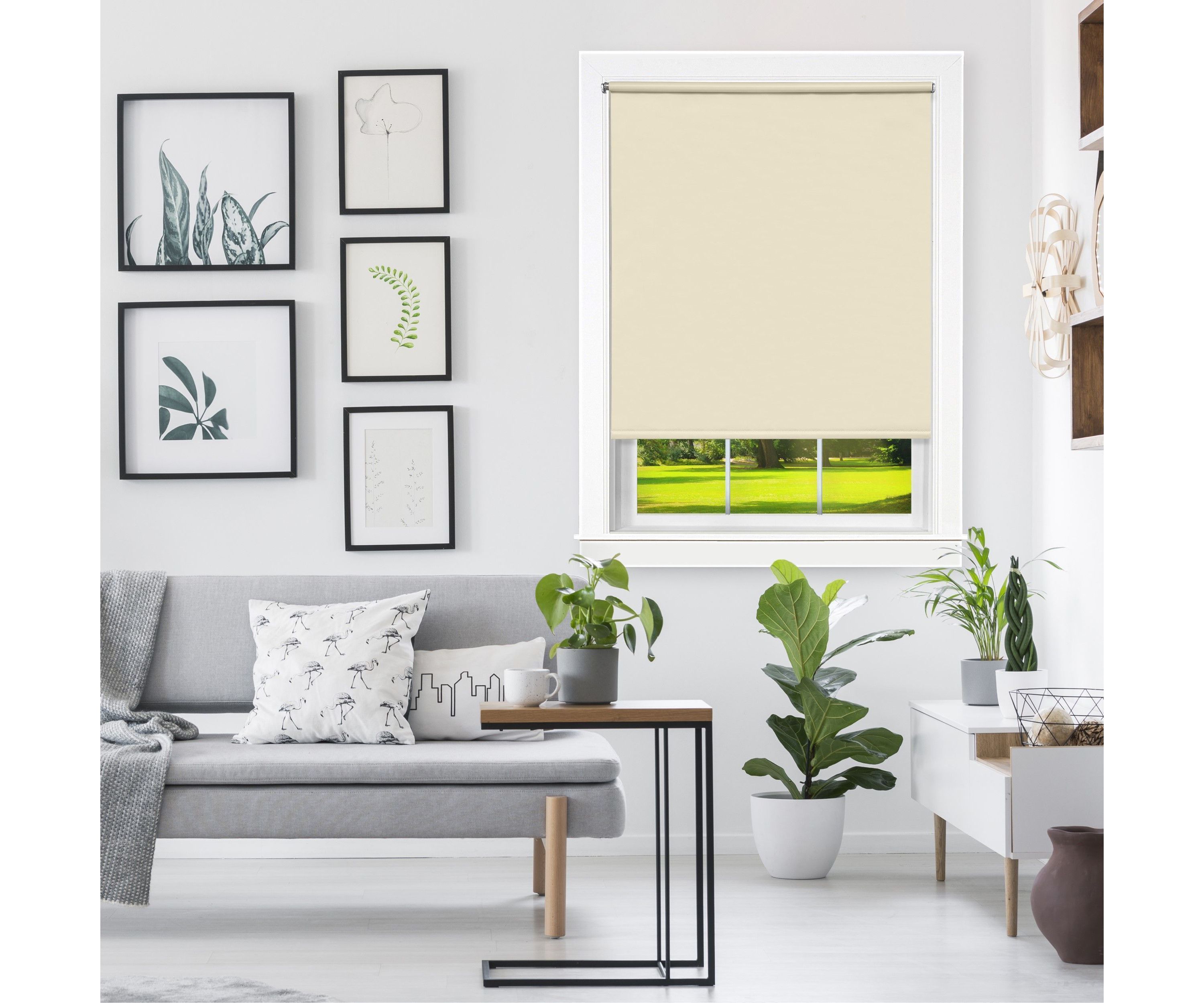 Cords Free Tear Down Light Filtering Window Shade