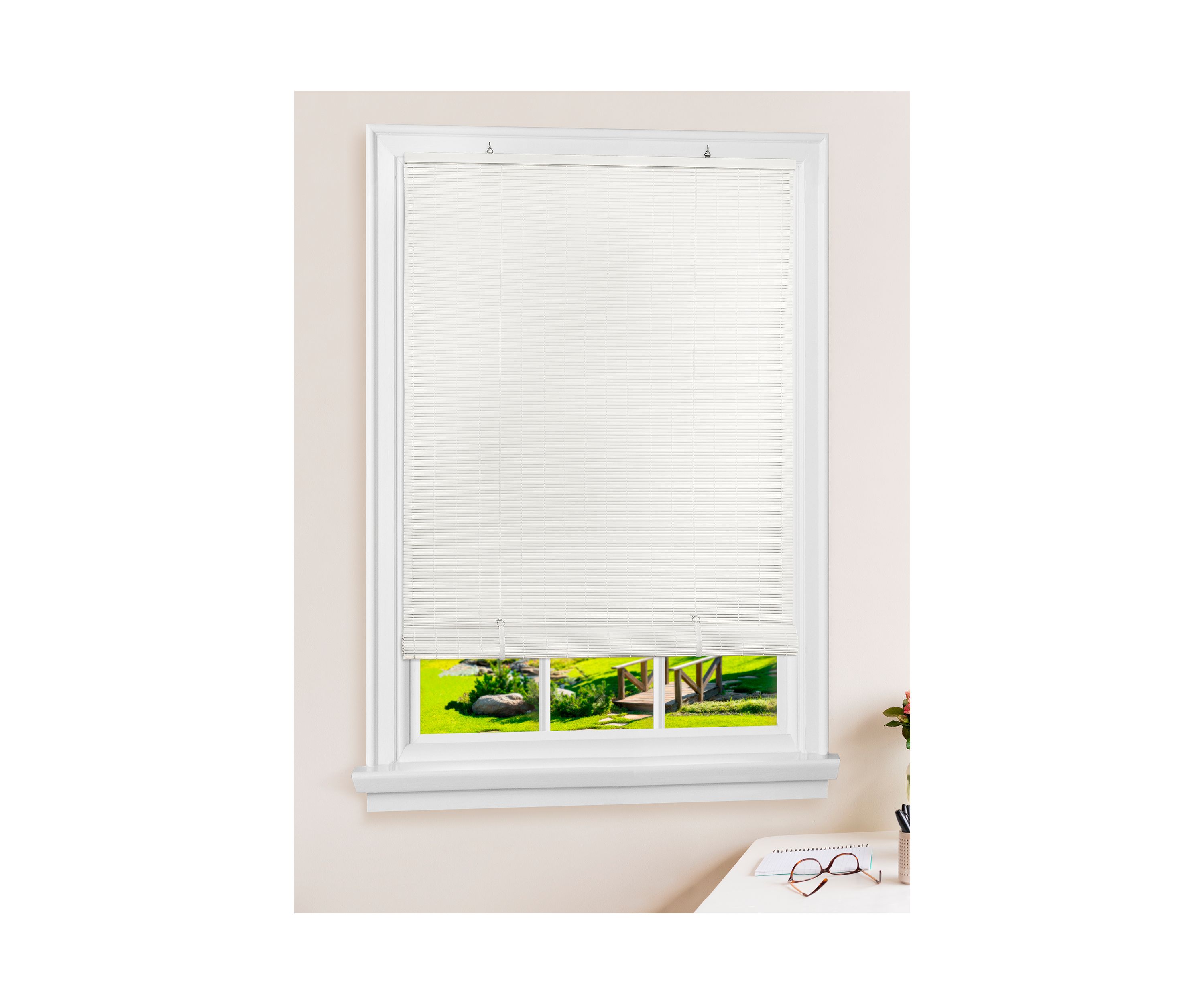 Cordless Solstice Vinyl Roll-Up Blind