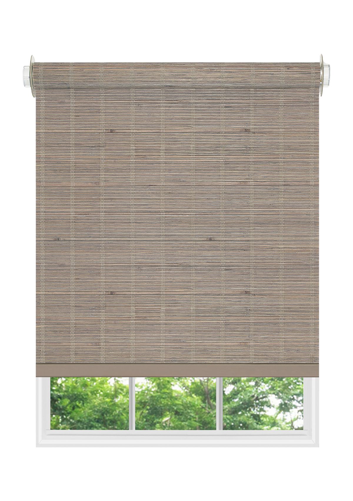 Cordless Bamboo Roller Shades