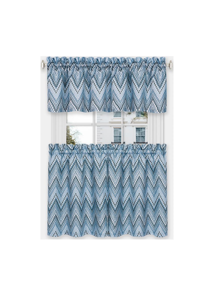 Avery Window Curtain Tier Pair and Valance Set