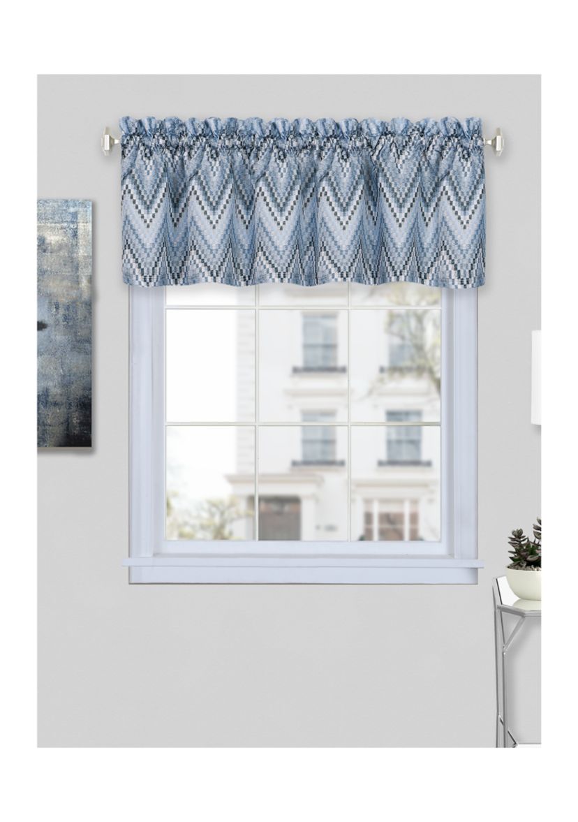 Avery Window Curtain Valance - 58x14 - Ice Blue