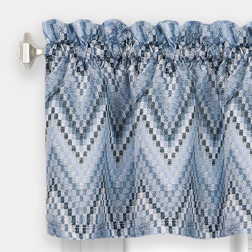 Avery Window Curtain Valance - 58x14 - Ice Blue