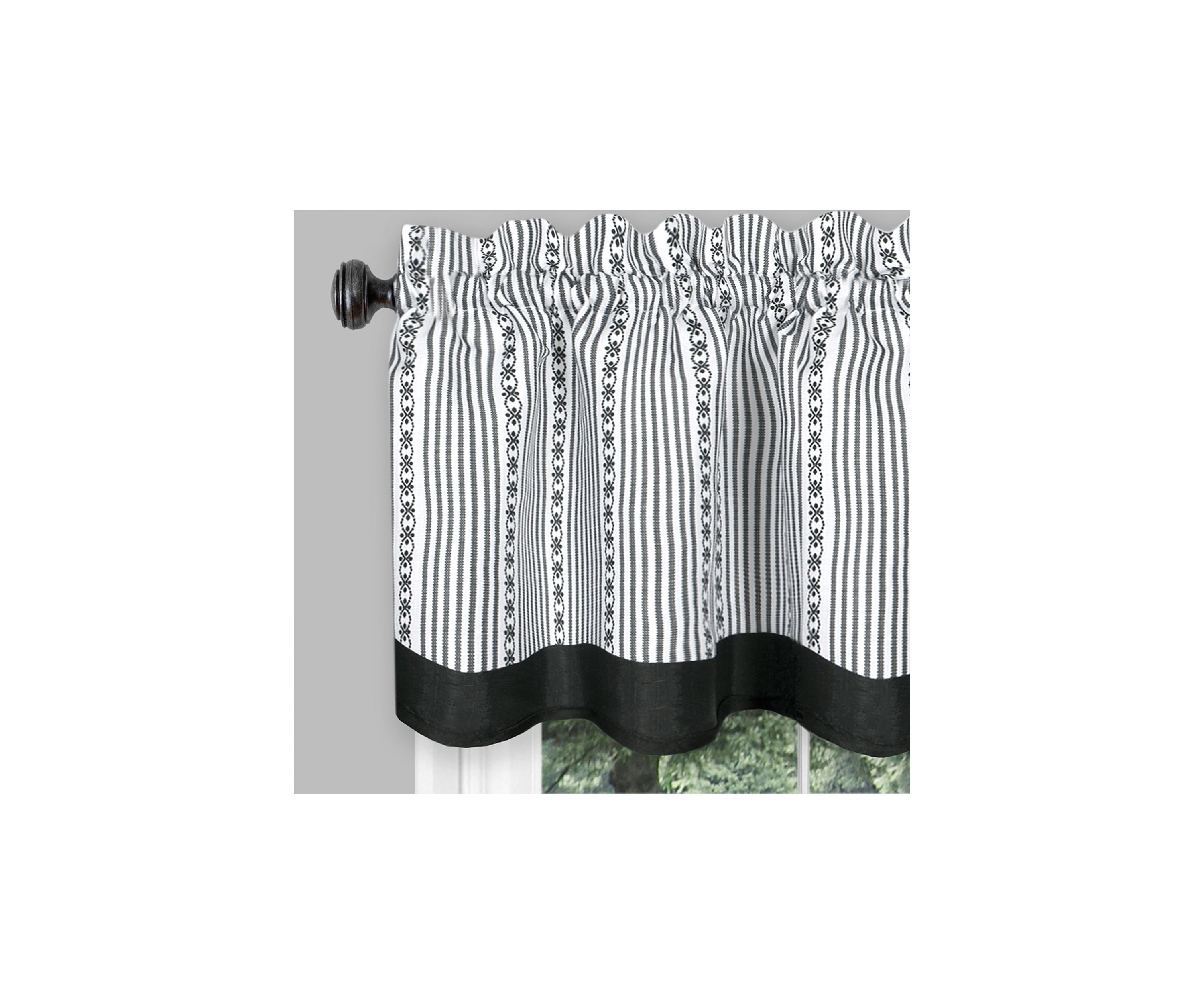 Westport Window Curtain Tier Pair and Valance Set
