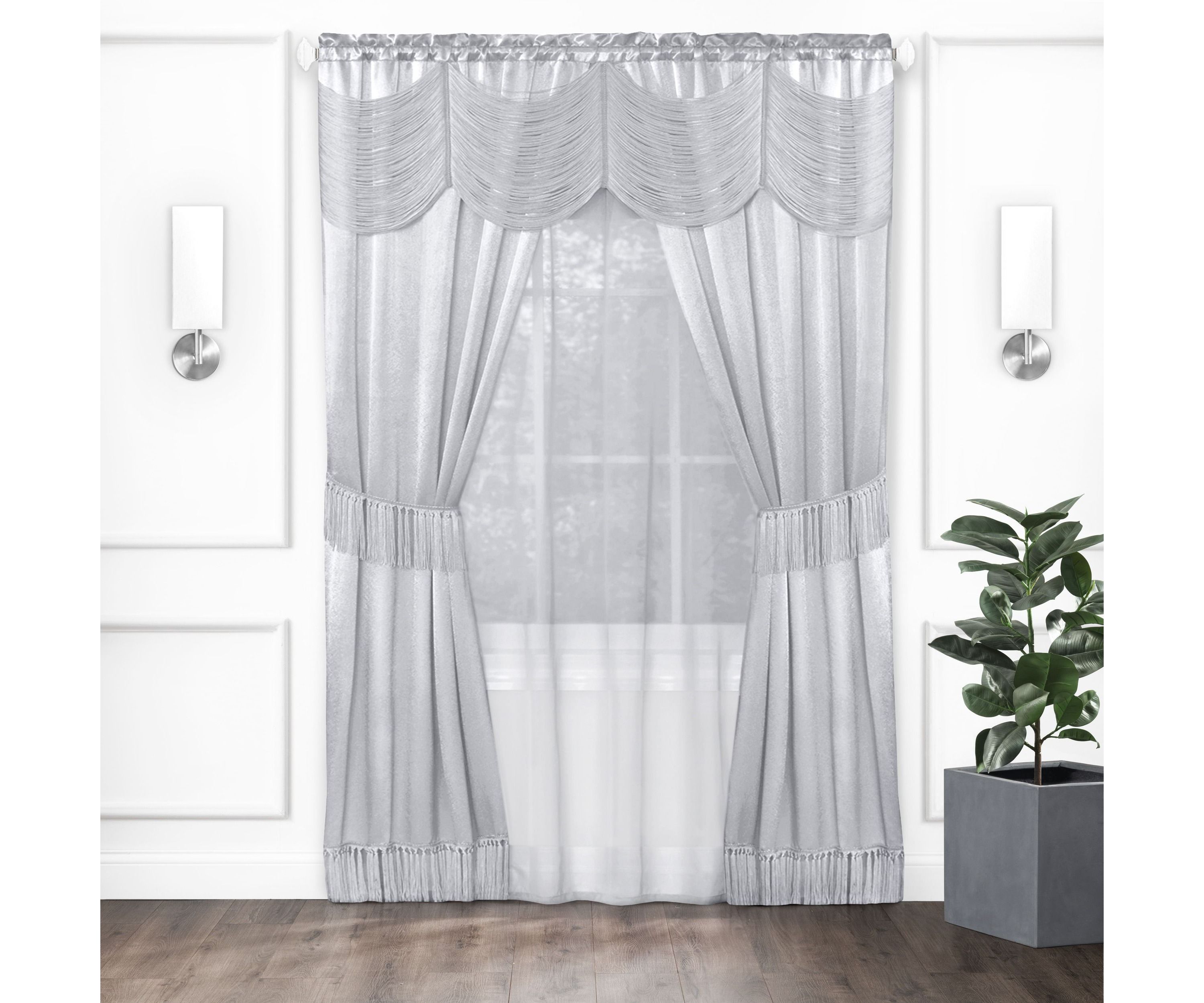 Halley 6 Piece Window Curtain Set