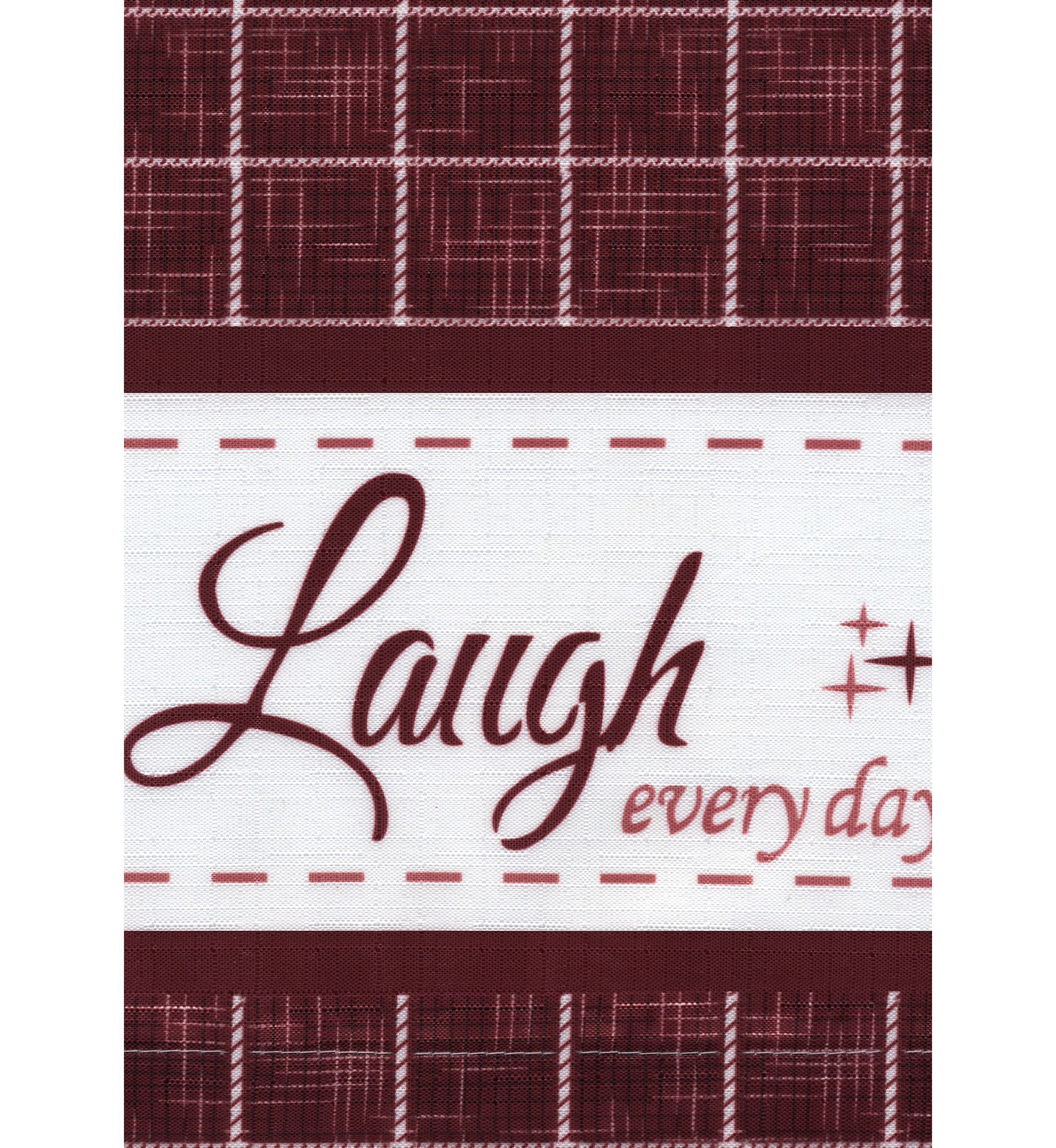 Live, Love, Laugh Window Curtain Valance