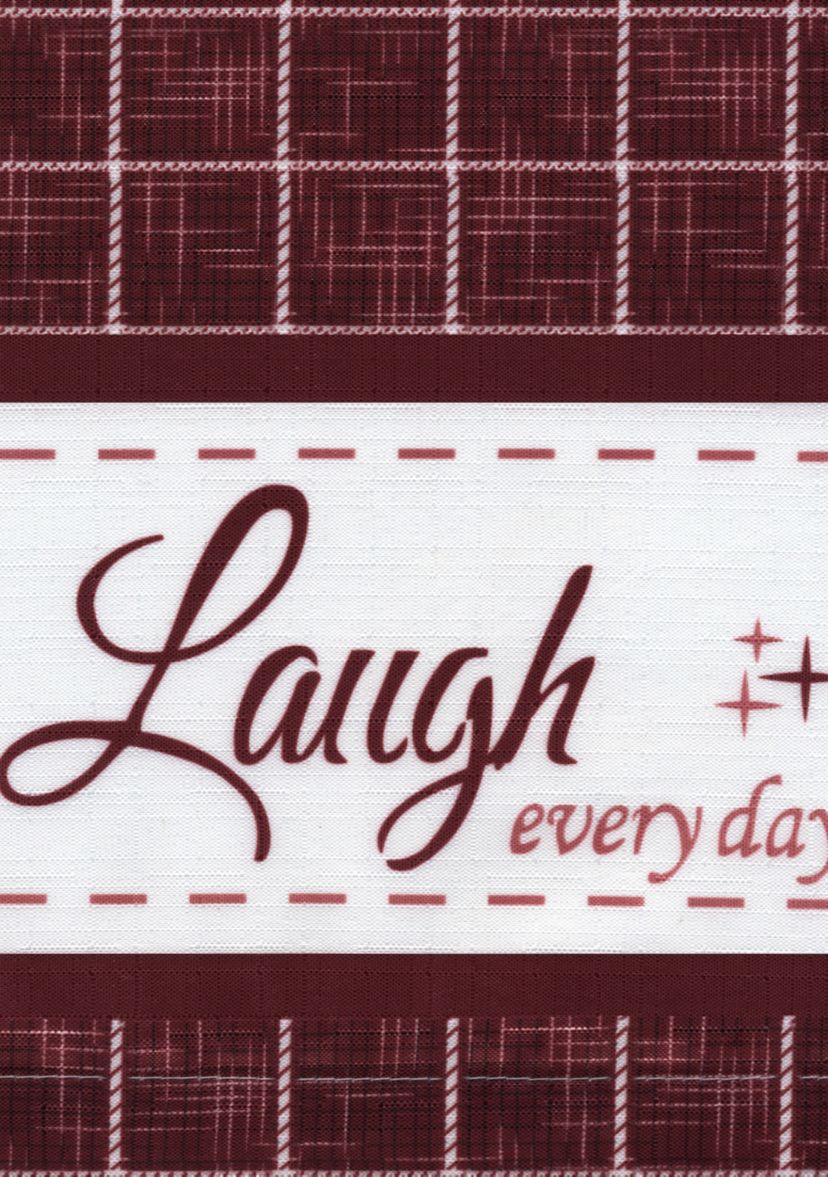 Live, Love, Laugh Window Curtain Valance