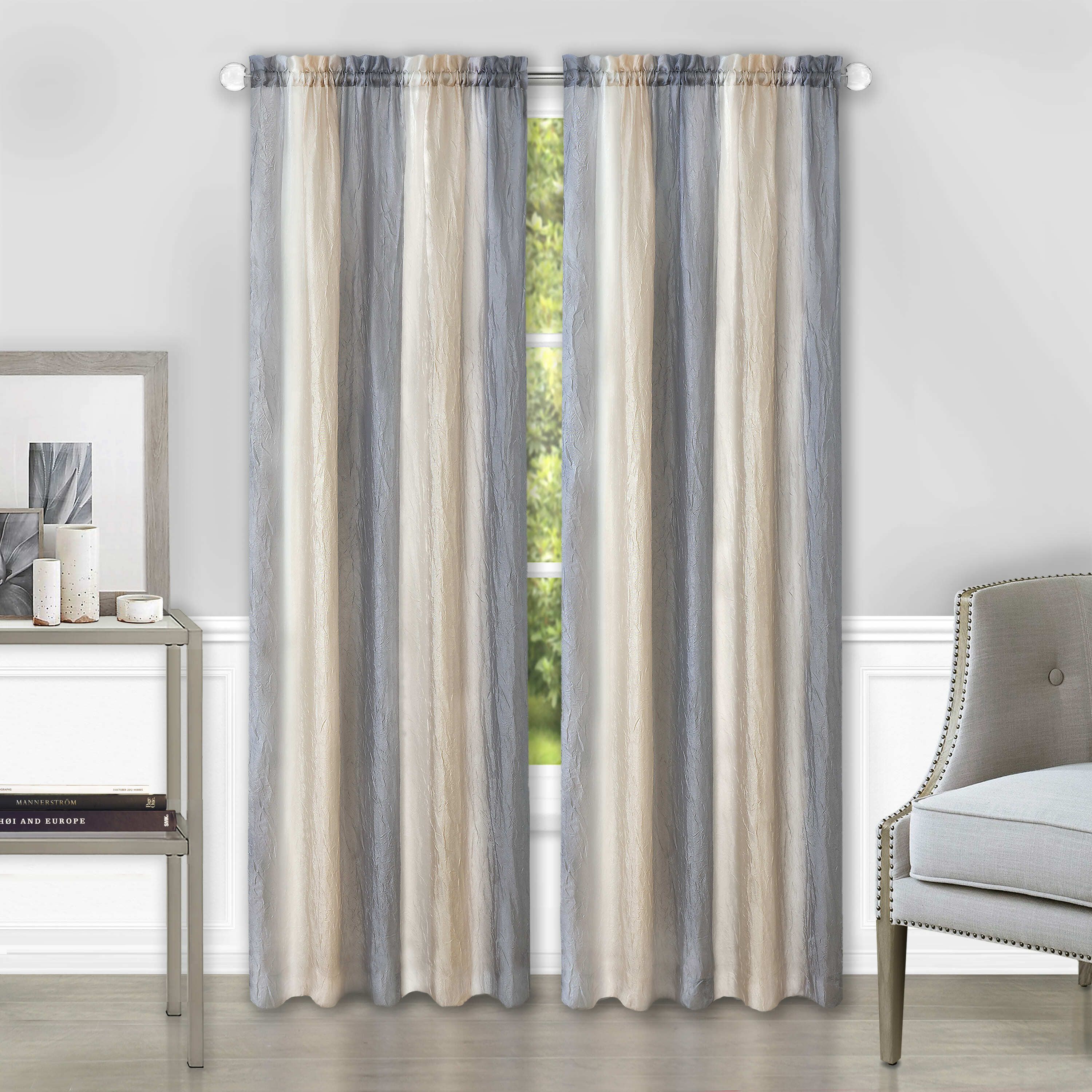 Ombre Window Curtain Panel