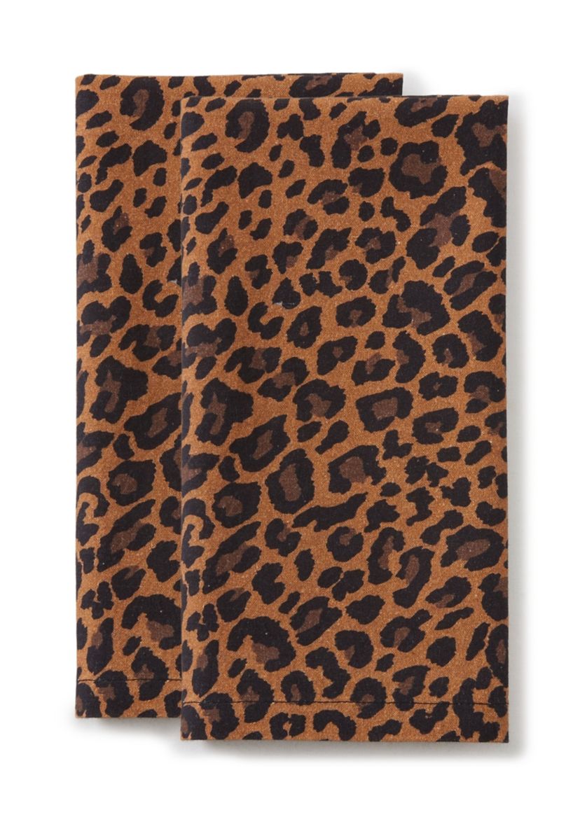 Leopard Napkins - Set of 2