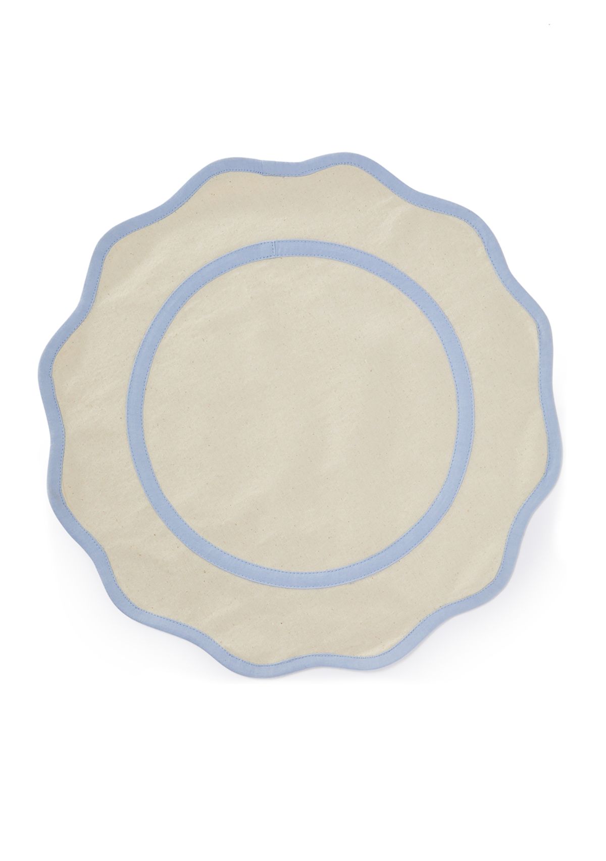 Scalloped Round Placemat