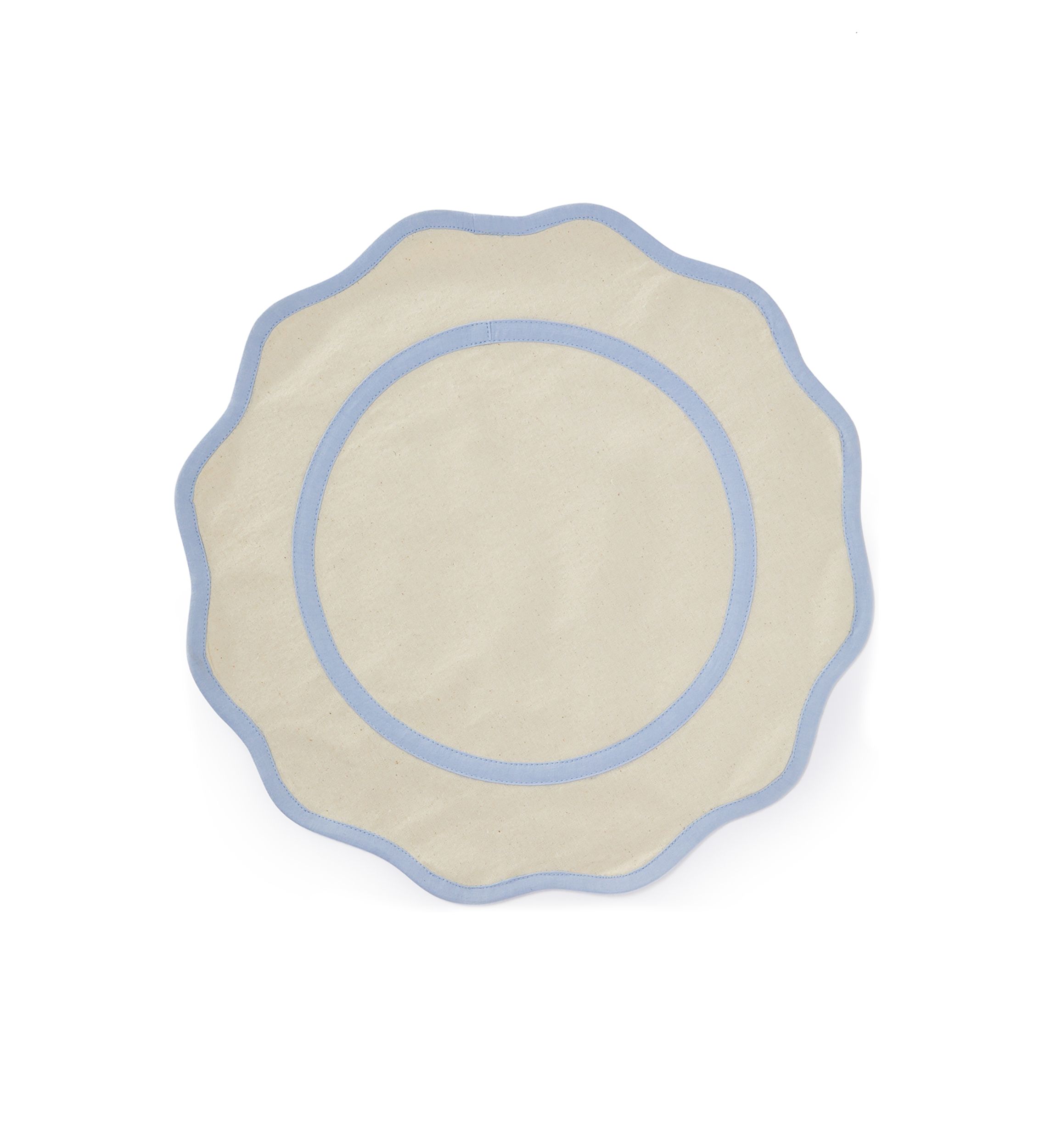 Scalloped Round Placemat
