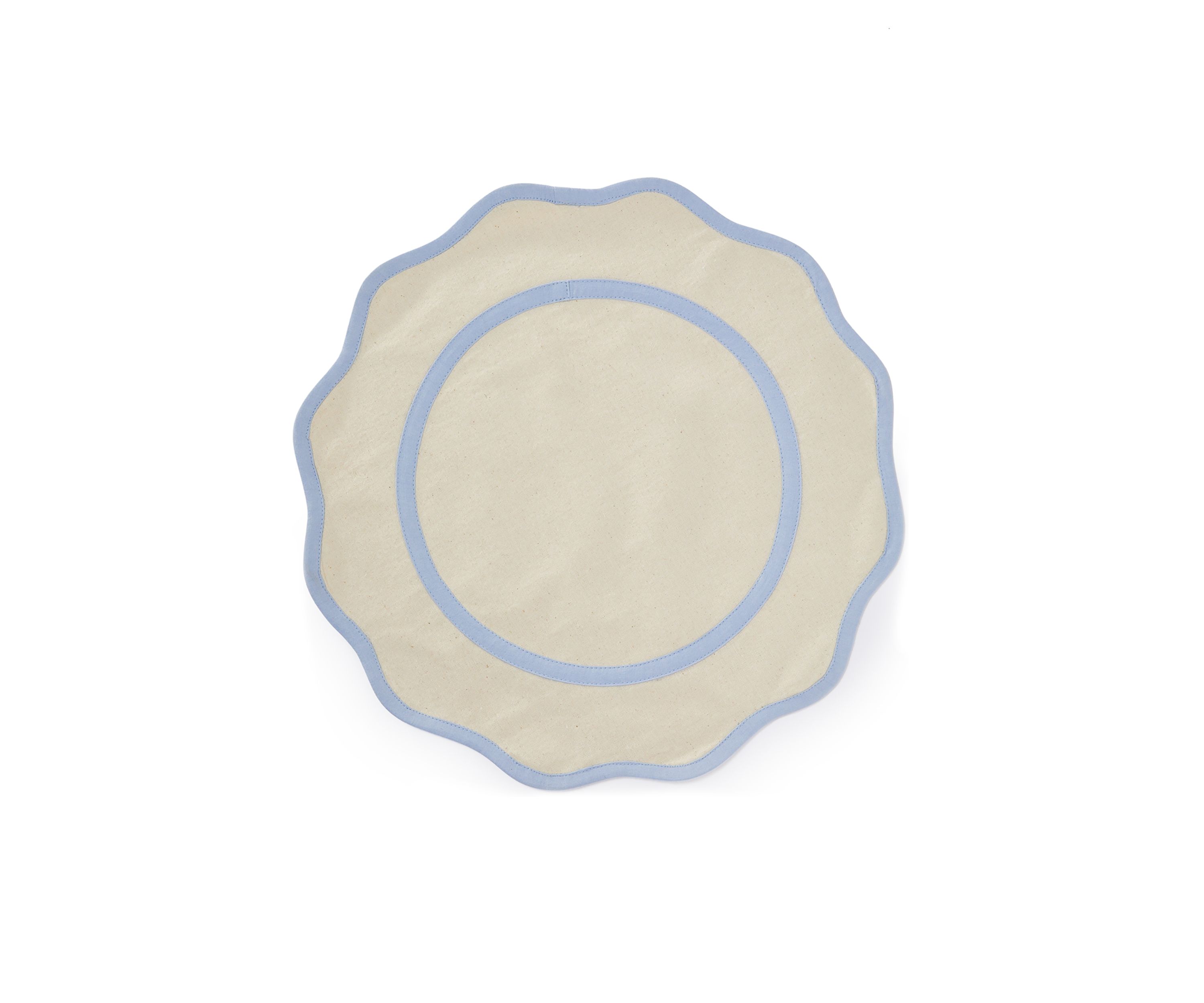 Scalloped Round Placemat