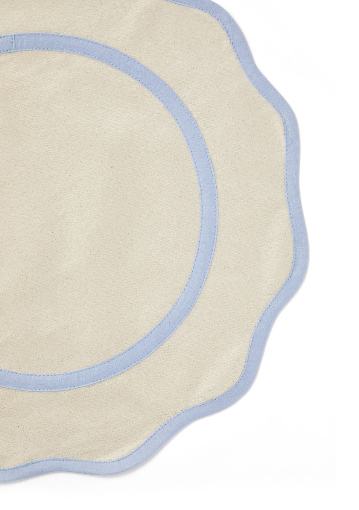 Scalloped Round Placemat