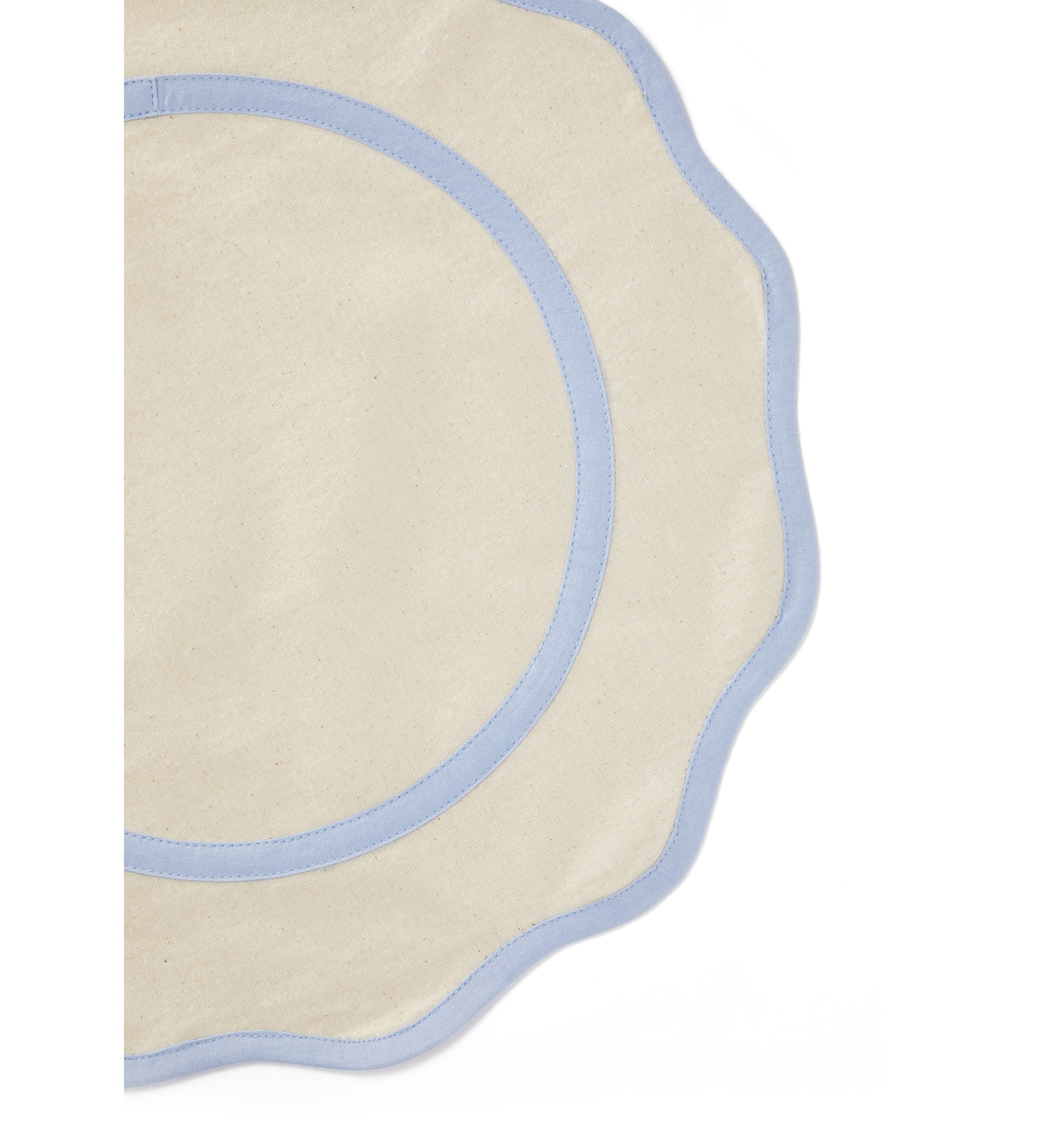 Scalloped Round Placemat