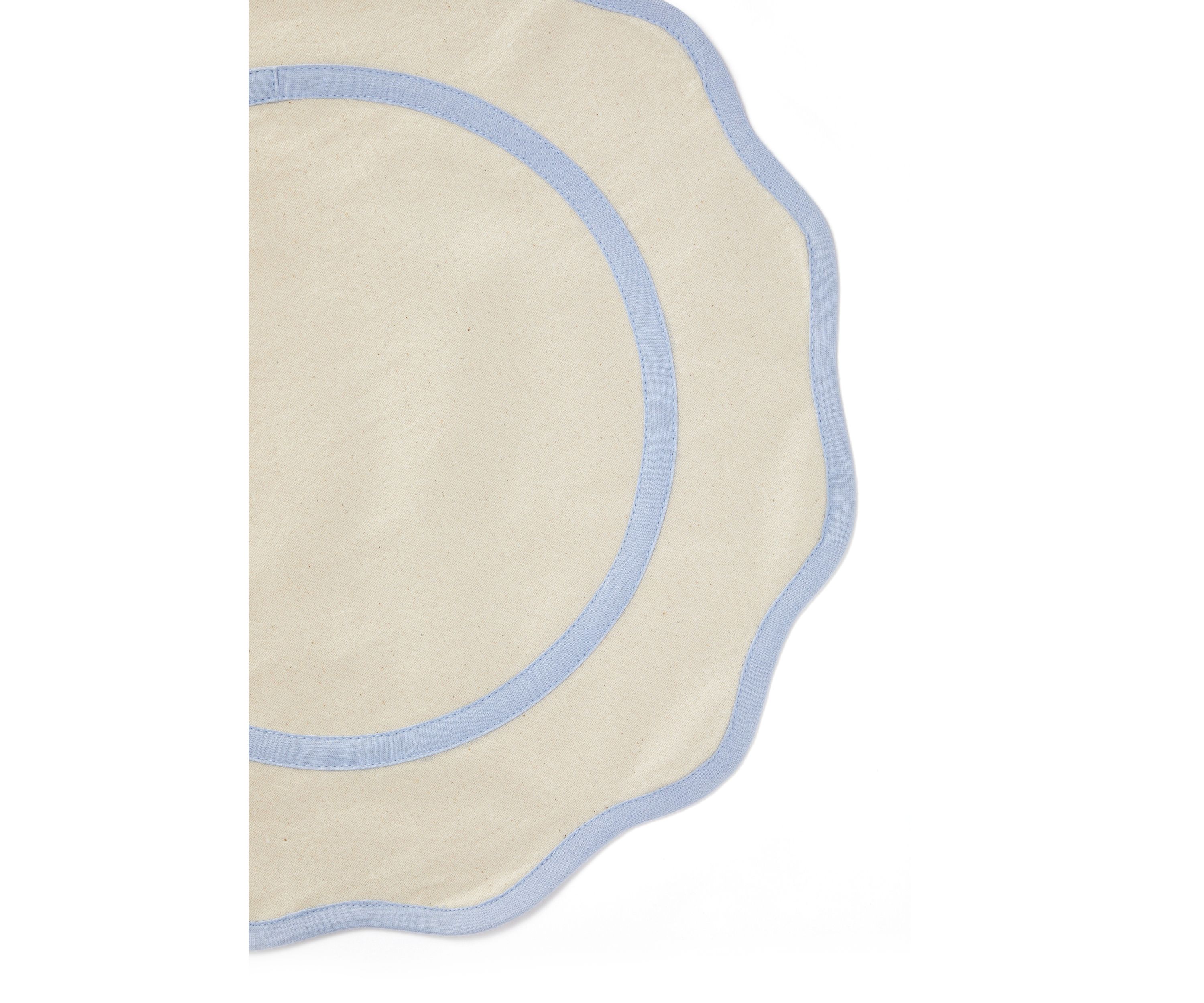 Scalloped Round Placemat