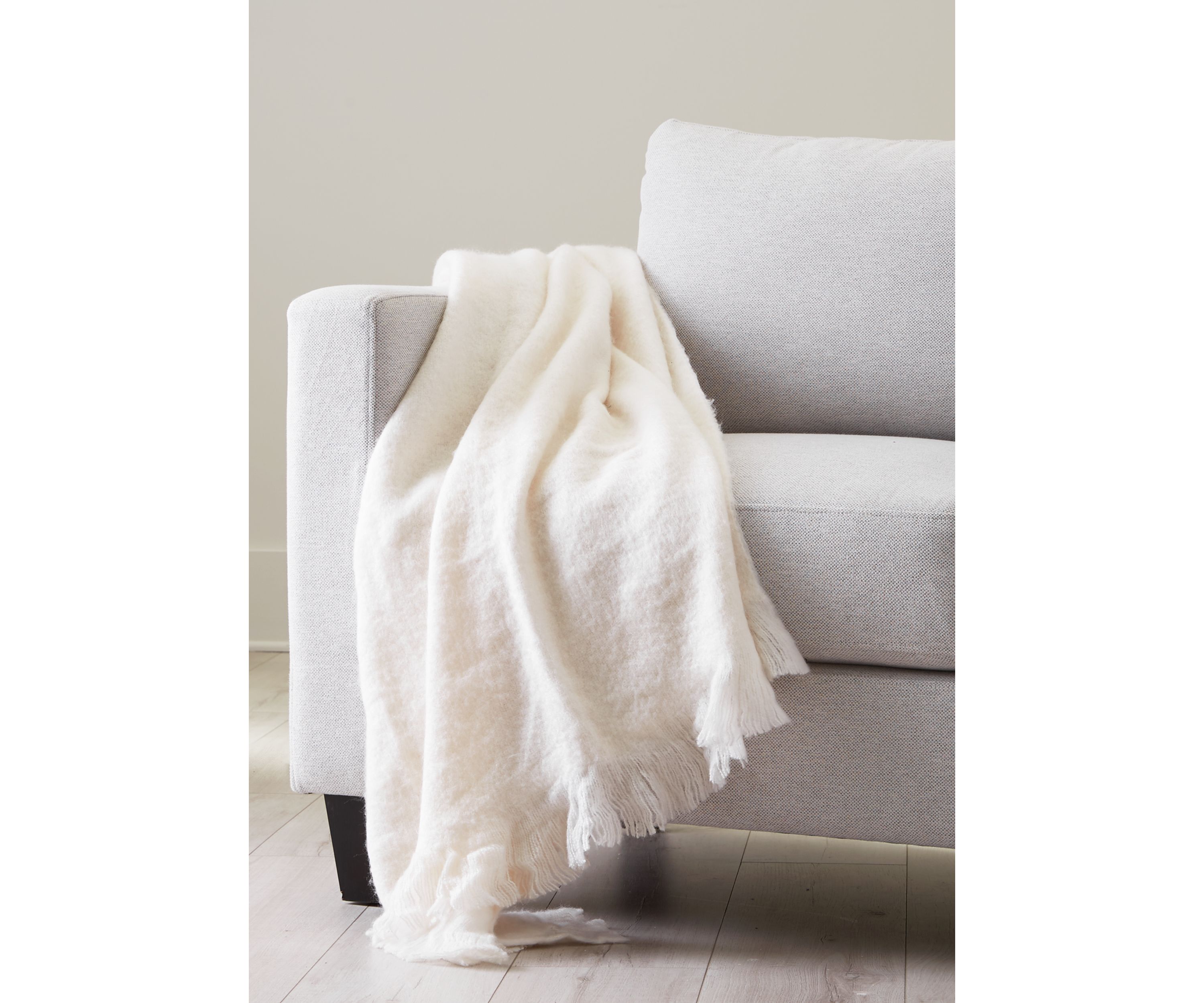 Faux Mohair Throw
