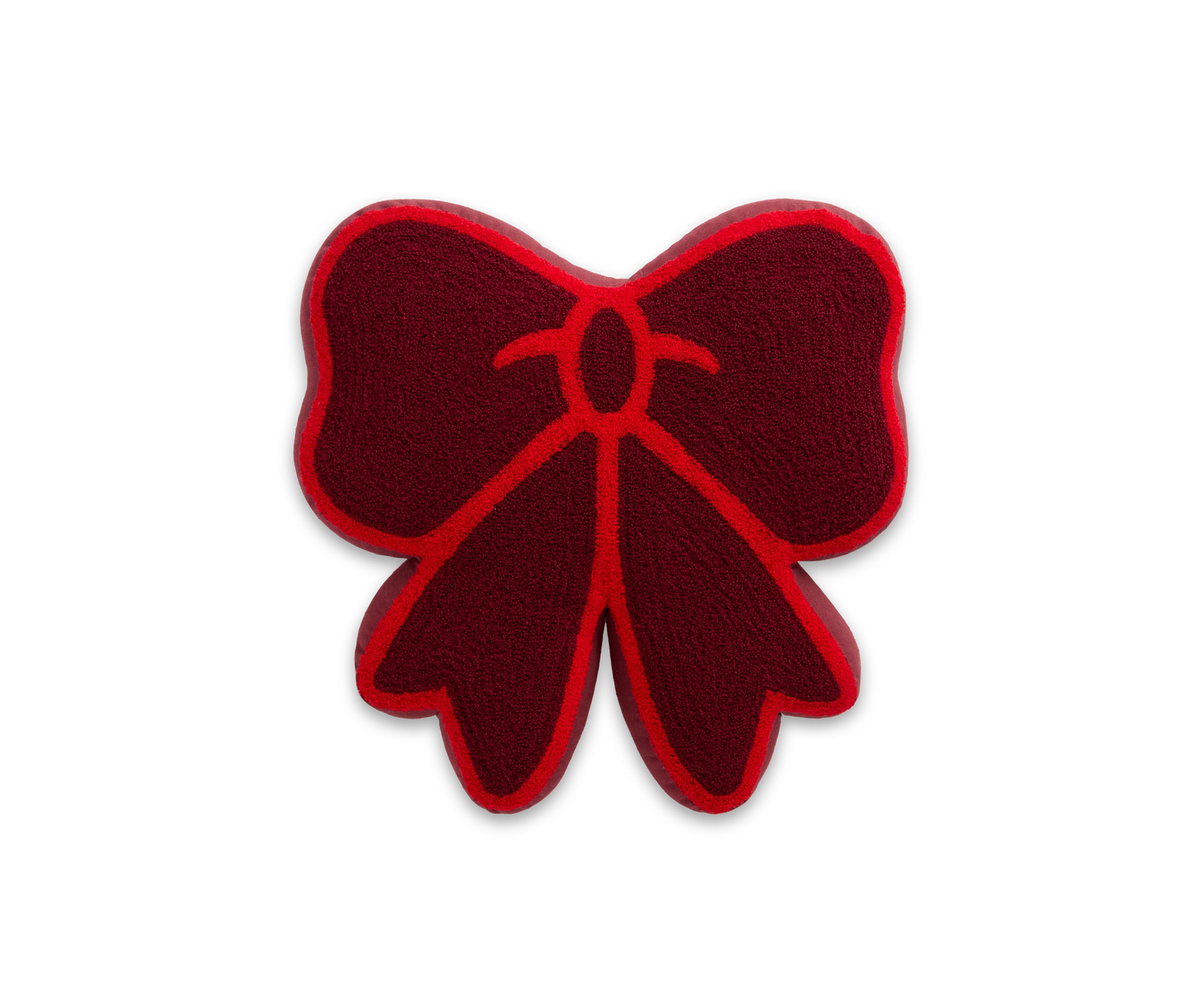 Red Bow Pillow