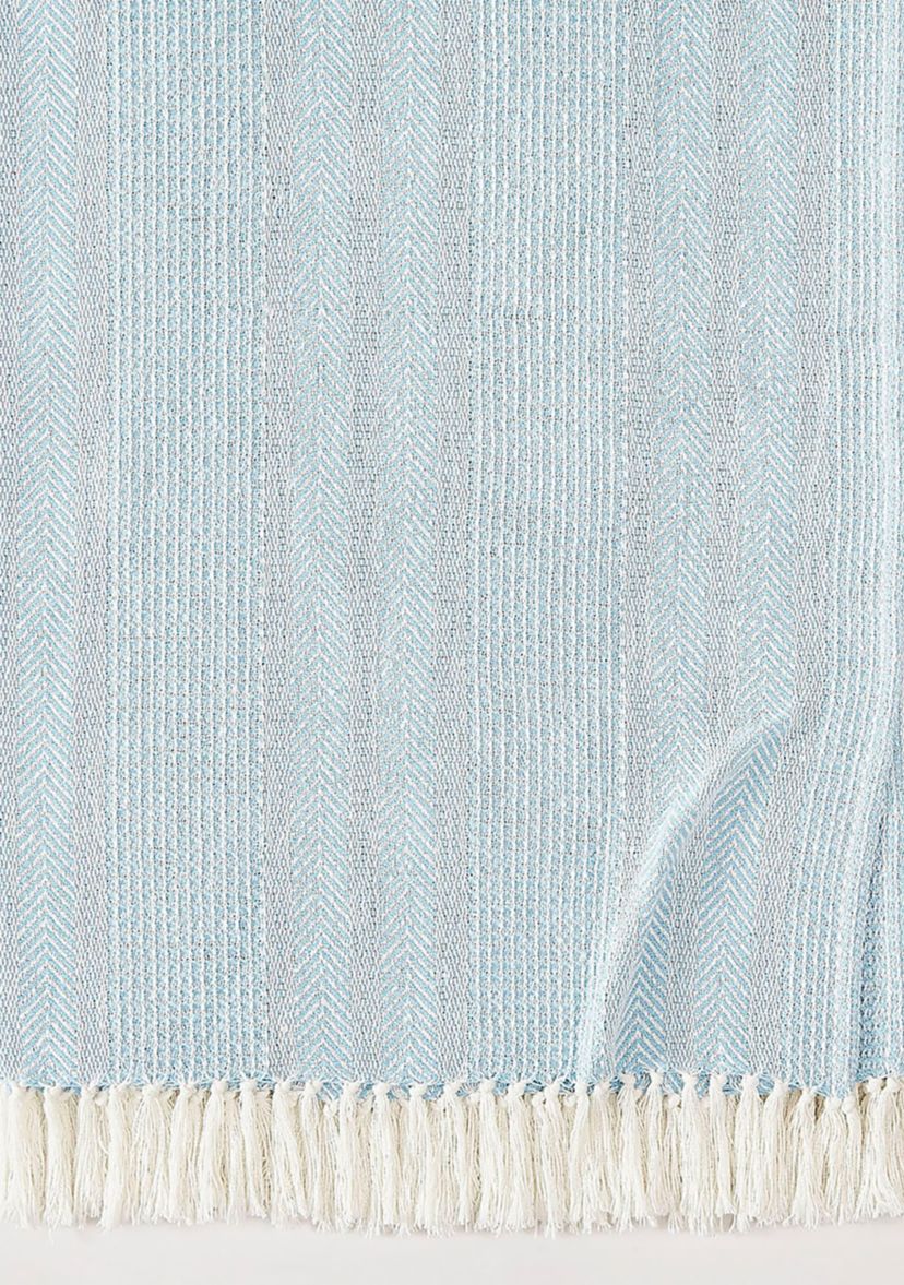 Variegated Woven Throw Blanket
