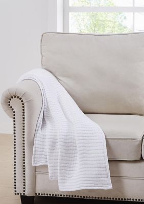 Gauze Throw Blanket Blue