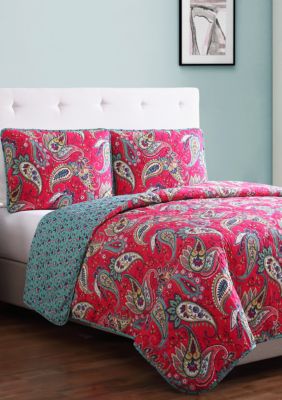 MHF Home Avery Paisley Quilt Set | belk