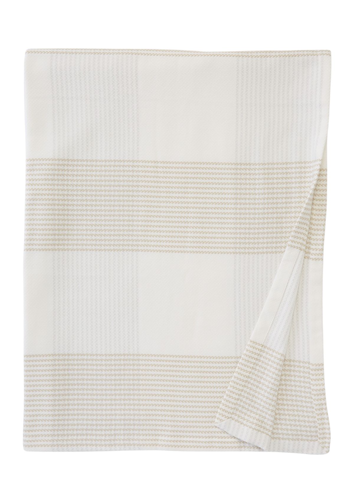 Neutral Striped Blanket