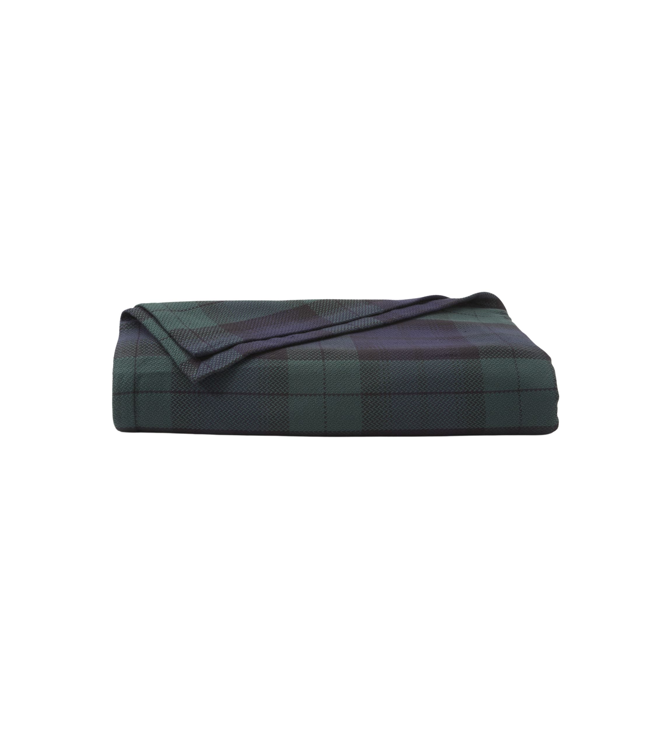 Luxury Cotton Plaid Blanket