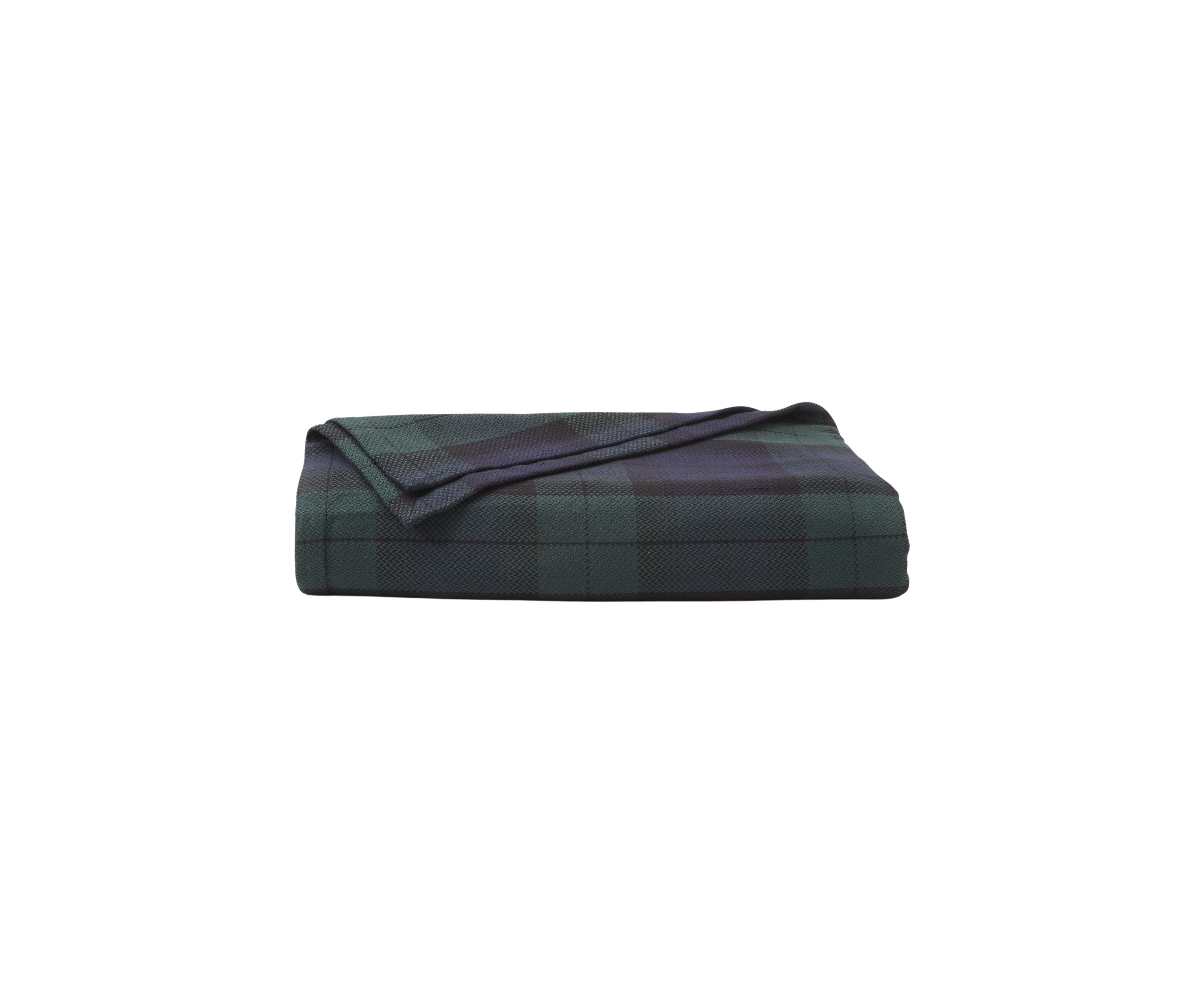 Luxury Cotton Plaid Blanket