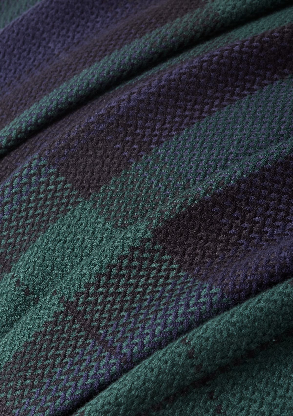 Luxury Cotton Plaid Blanket