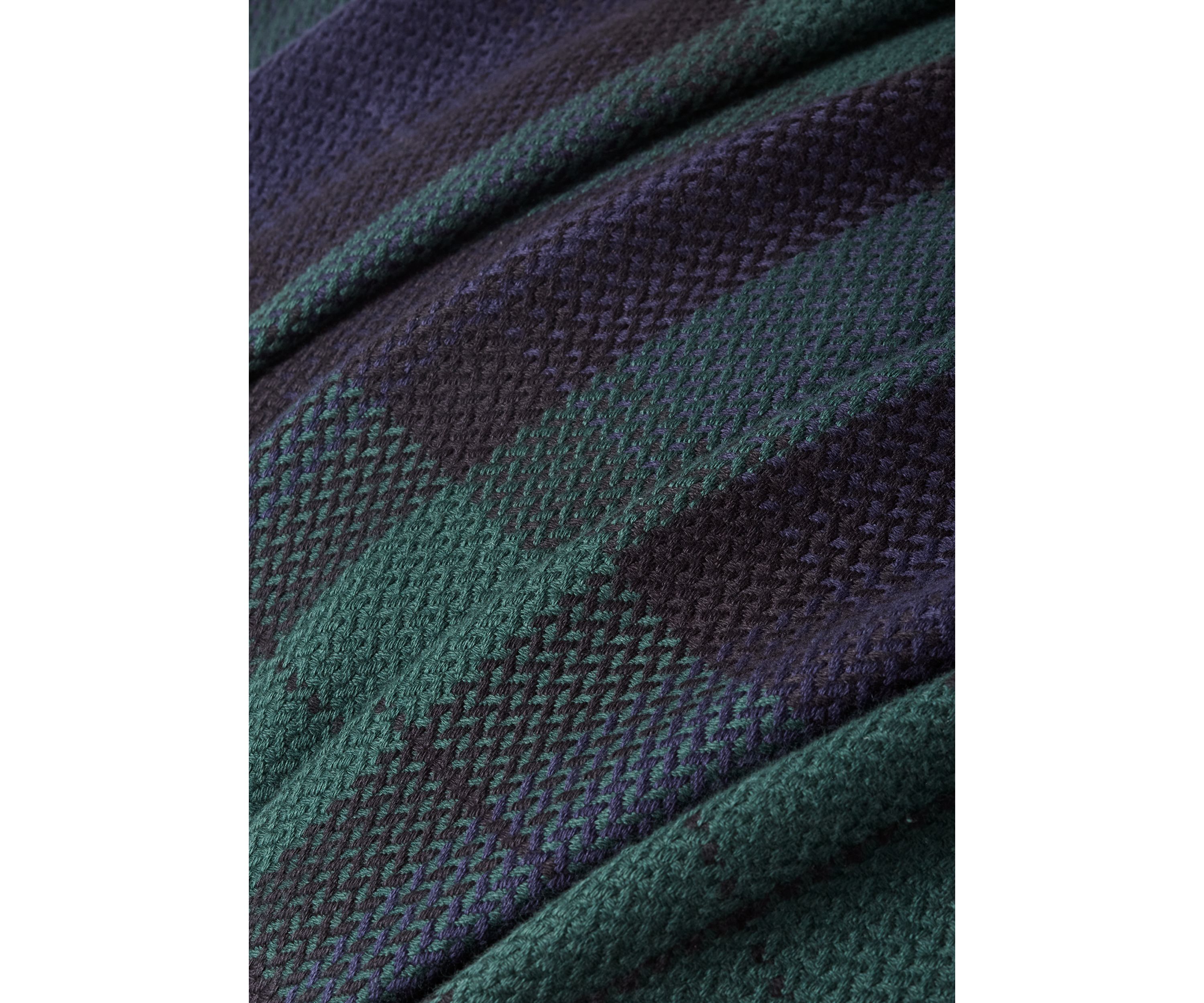 Luxury Cotton Plaid Blanket