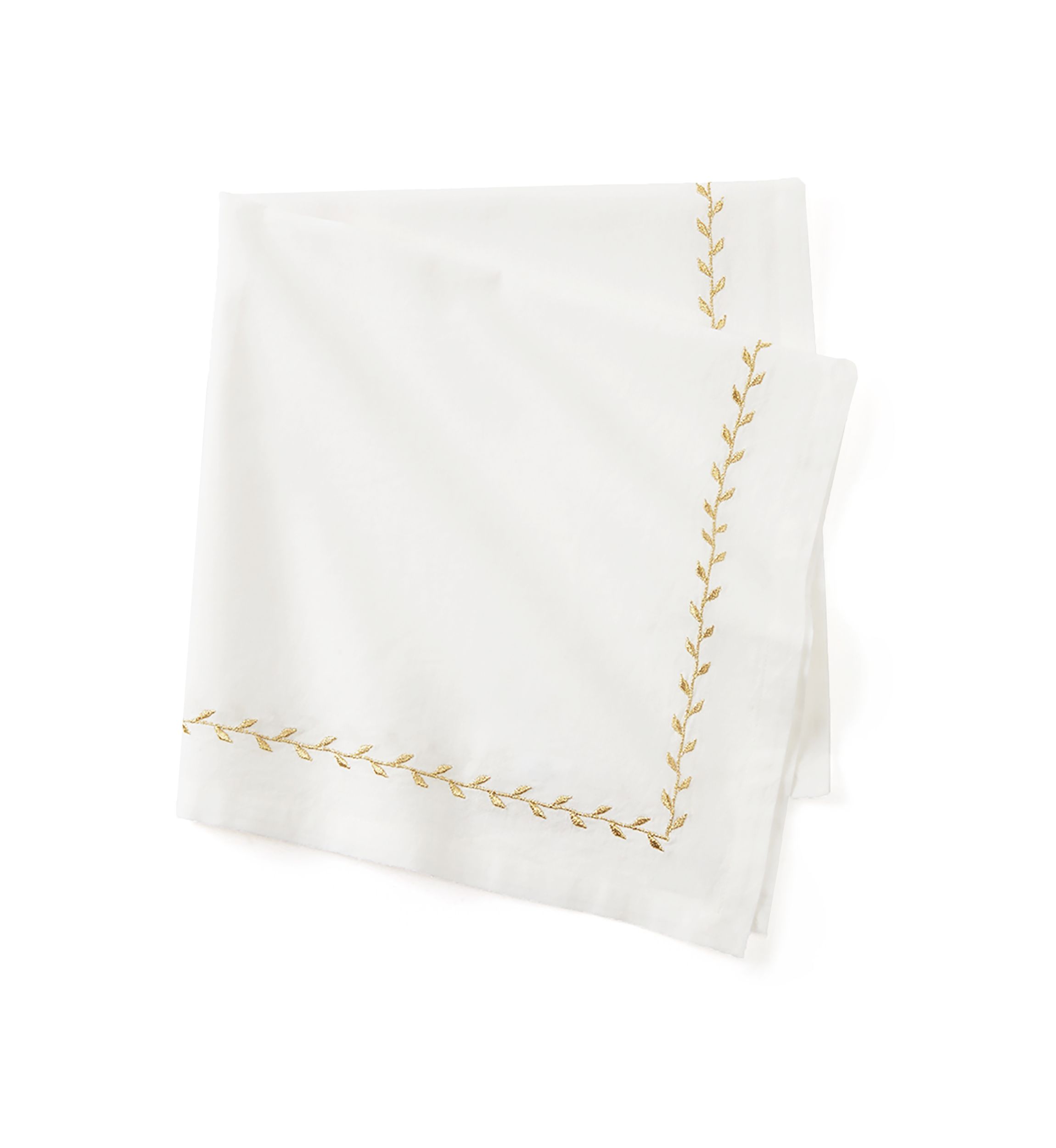 Gold Lurex Embroidered Napkin