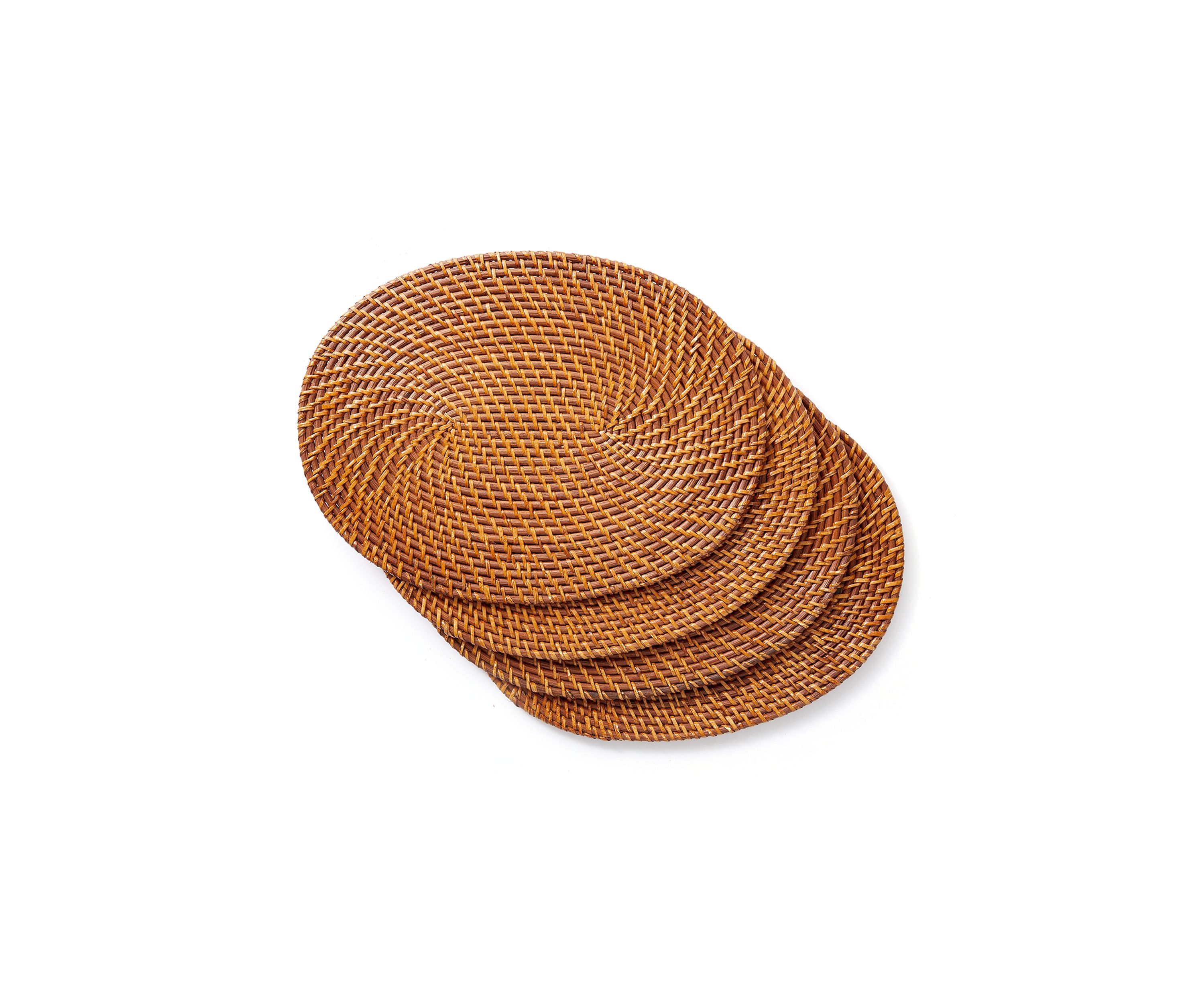 Dark Rattan Placemat 