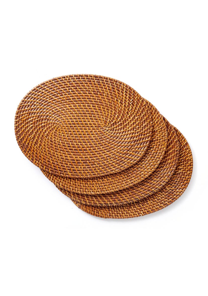 Dark Rattan Placemat 