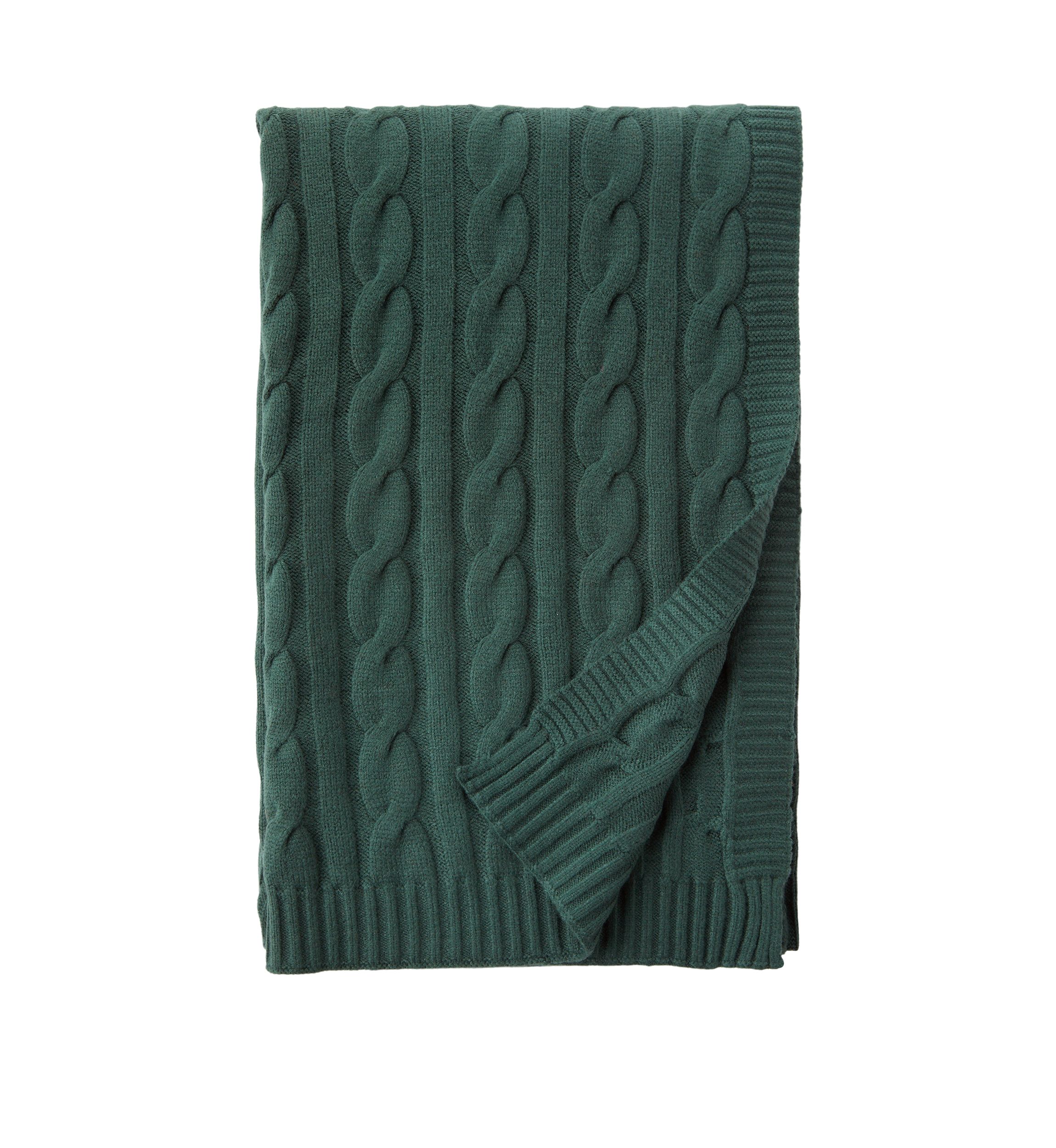 Cable Throw Blanket