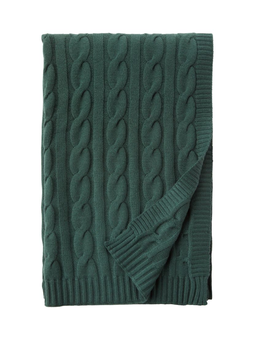 Cable Throw Blanket