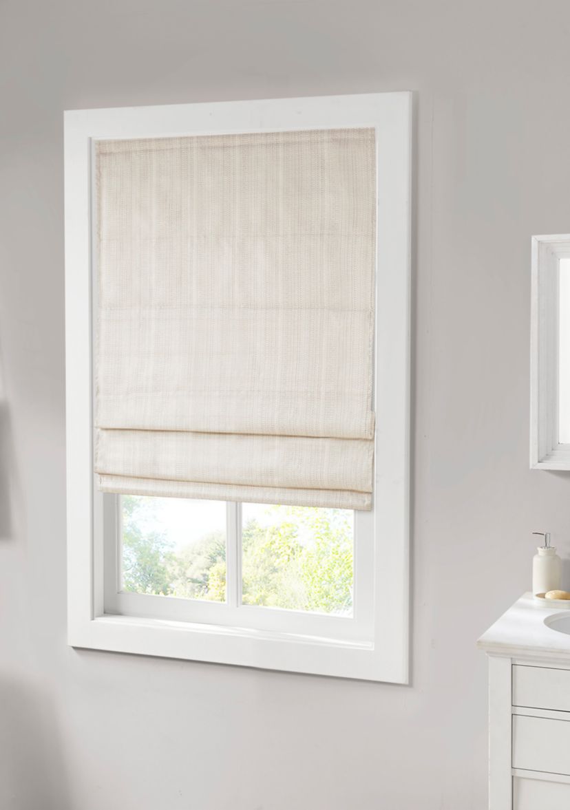 Galen Basketweave Room Darkening Cordless Roman Shade