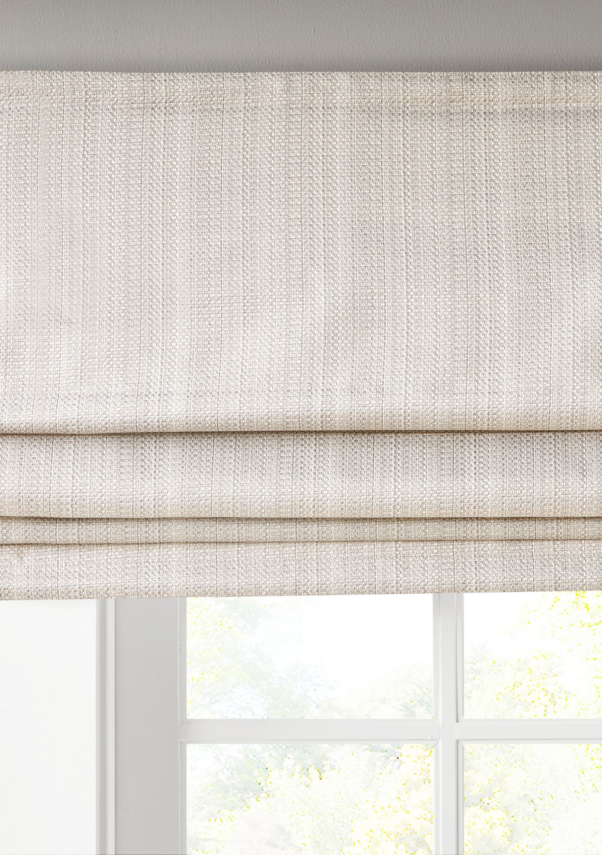 Galen Basketweave Room Darkening Cordless Roman Shade