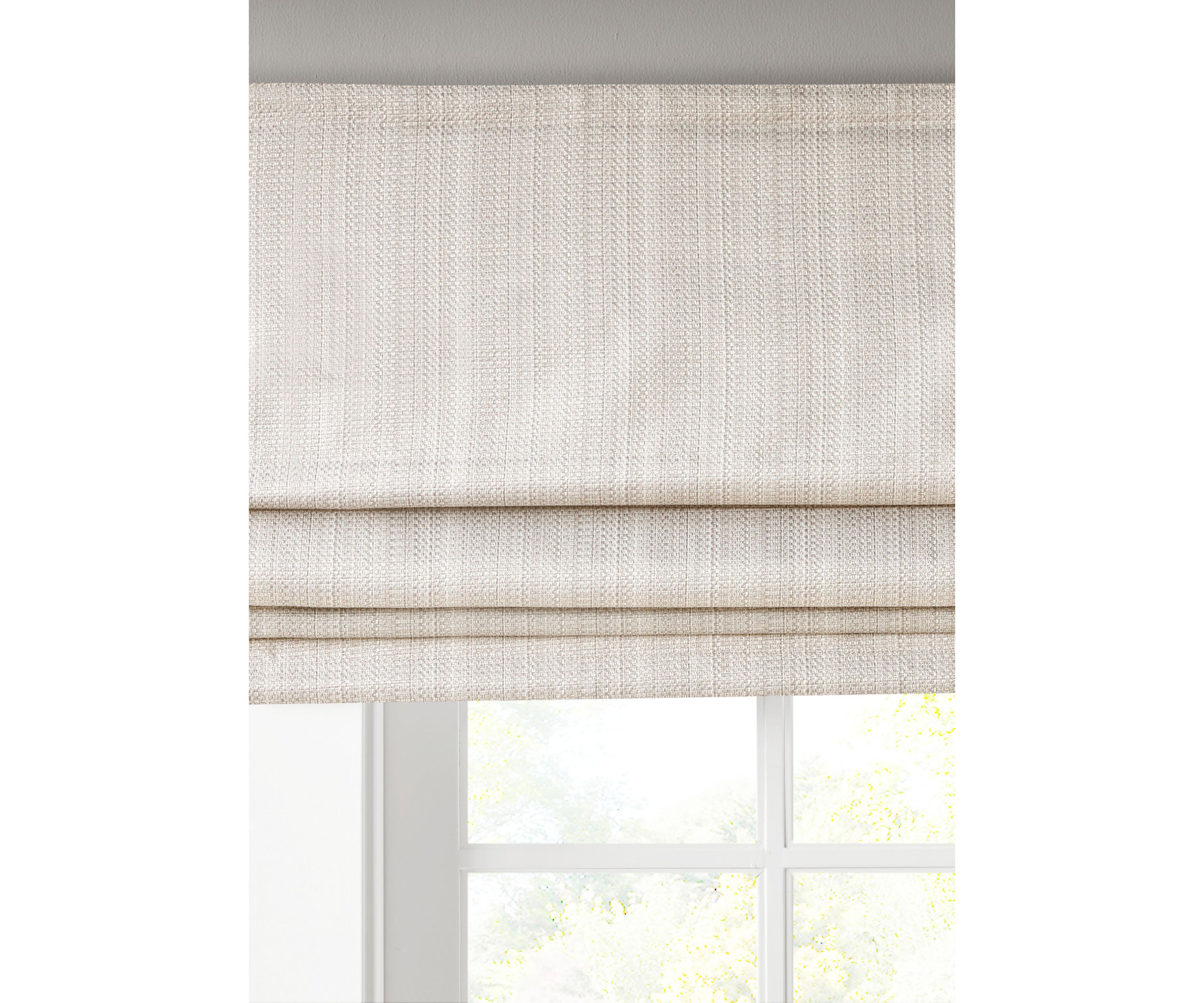 Galen Basketweave Room Darkening Cordless Roman Shade