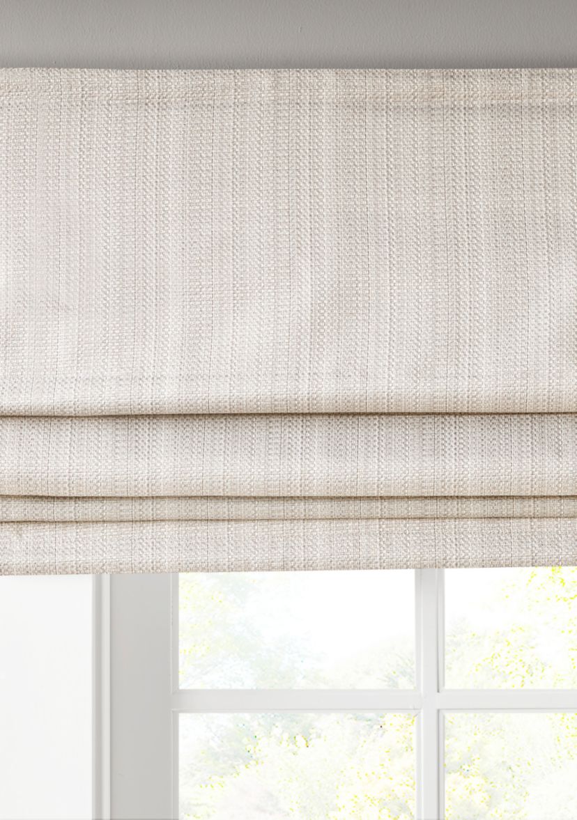 Galen Basketweave Room Darkening Cordless Roman Shade