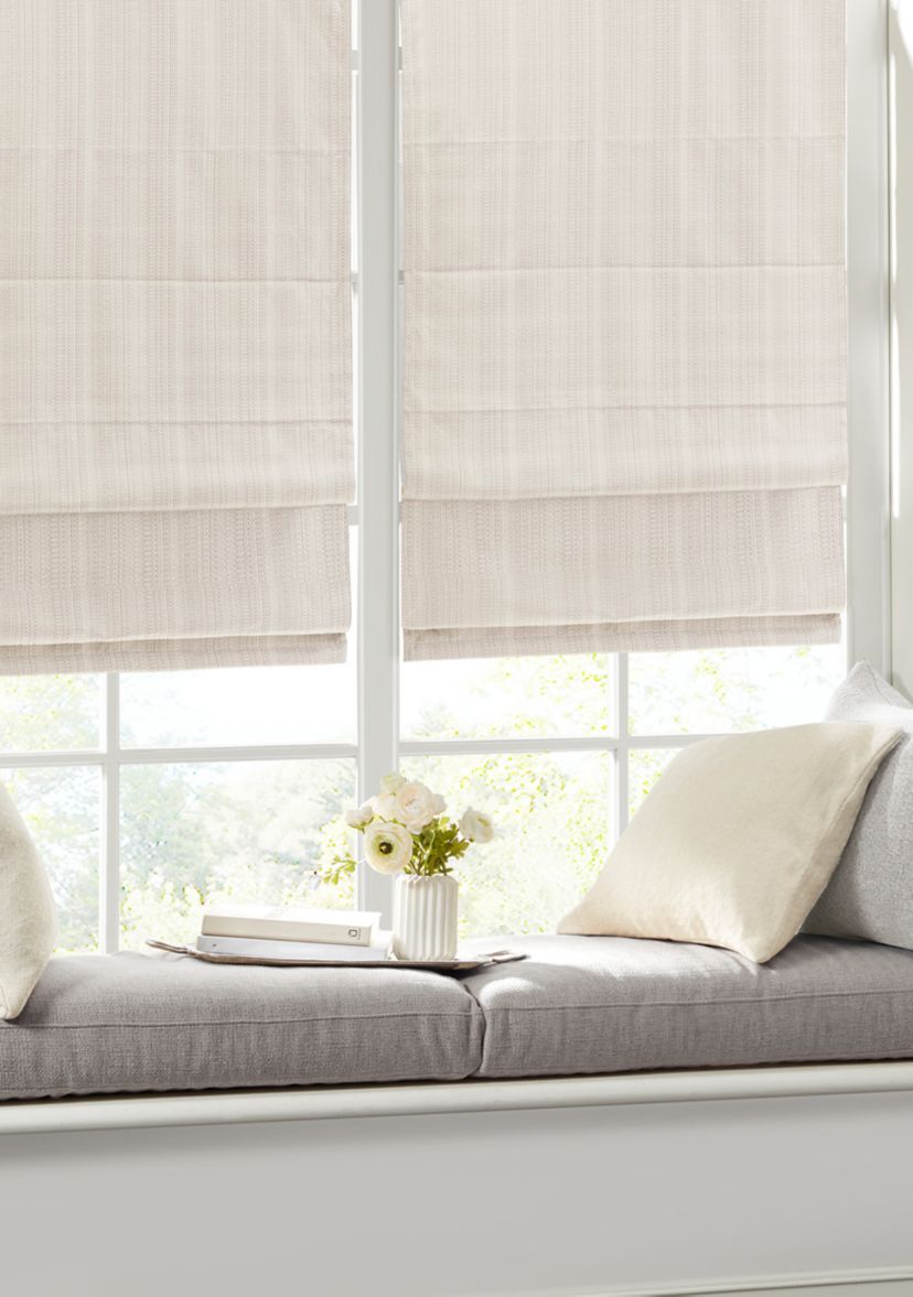 Galen Basketweave Room Darkening Cordless Roman Shade