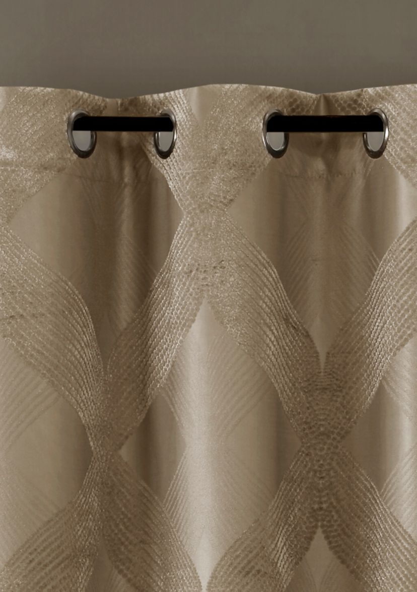 Bentley Ogee Knitted Jacquard Total Blackout Panel