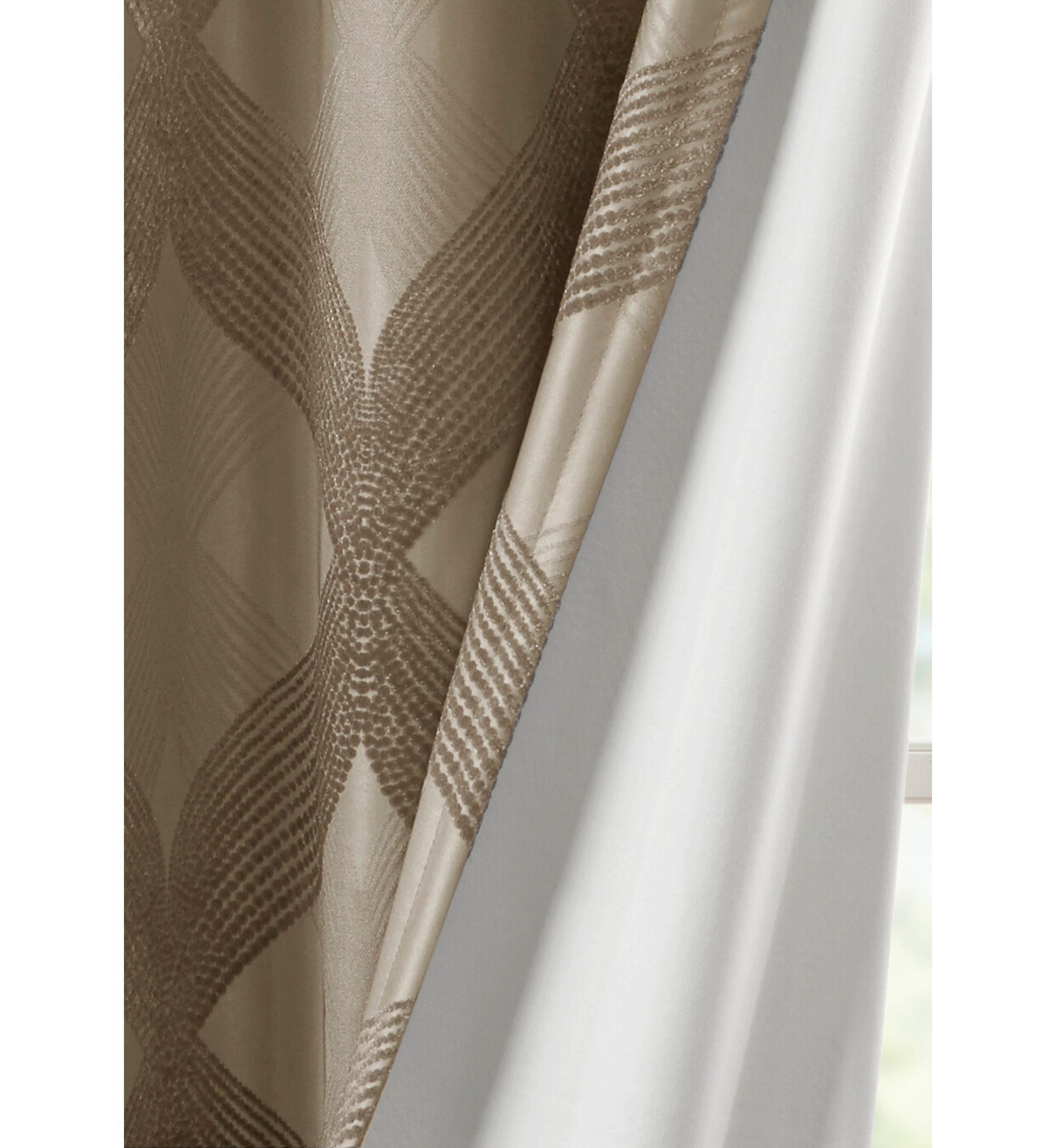 Bentley Ogee Knitted Jacquard Total Blackout Panel