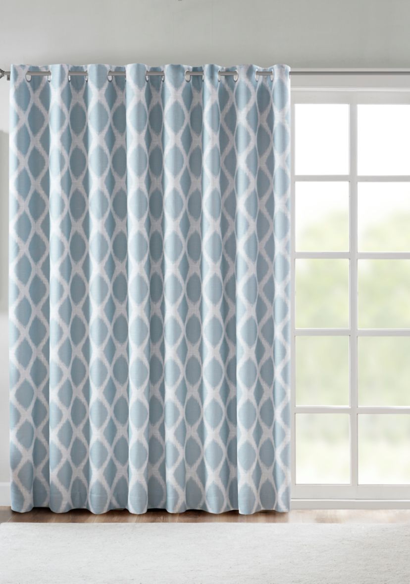 Blakesly Printed Ikat Blackout Patio Curtain