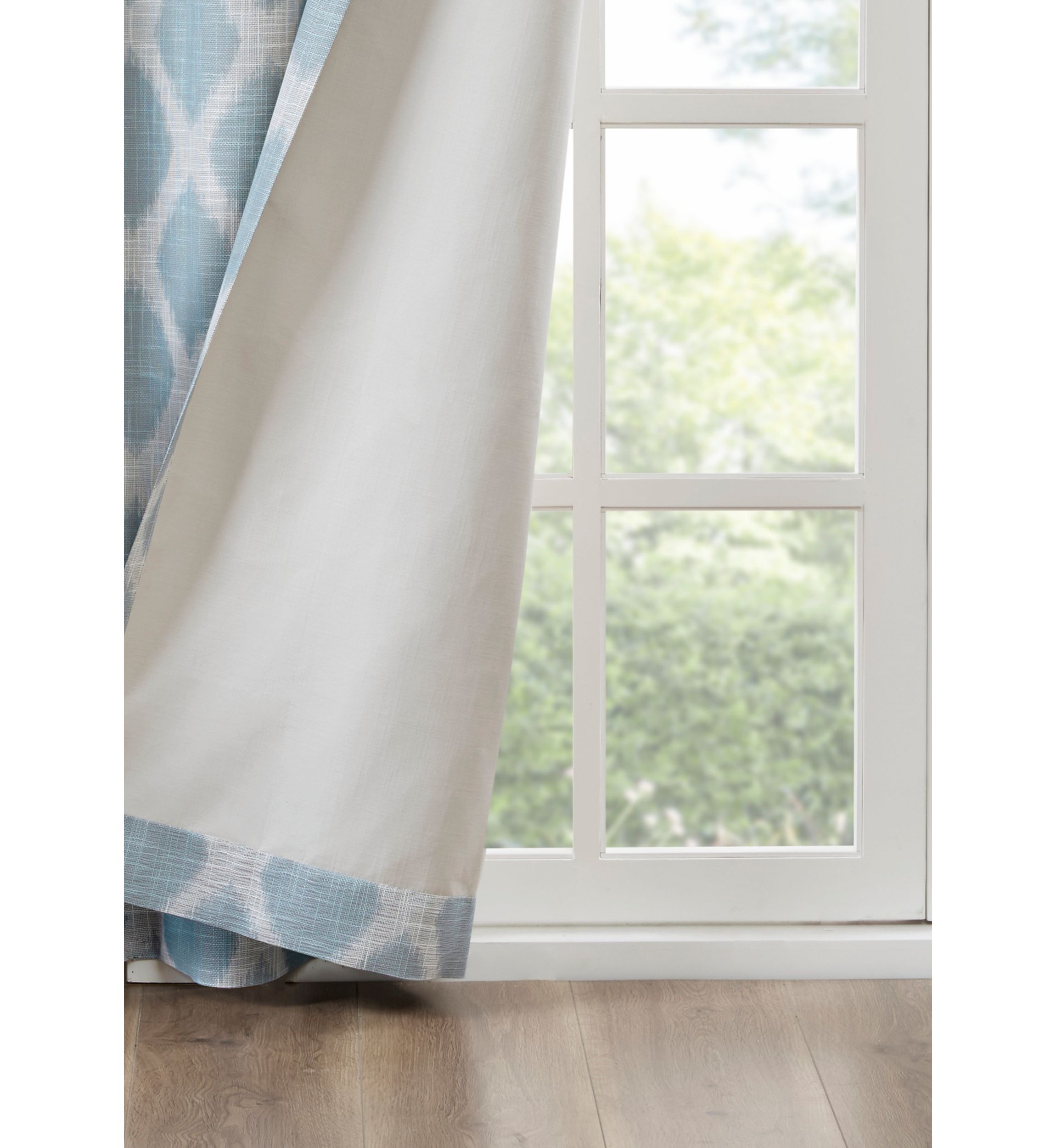 Blakesly Printed Ikat Blackout Patio Curtain