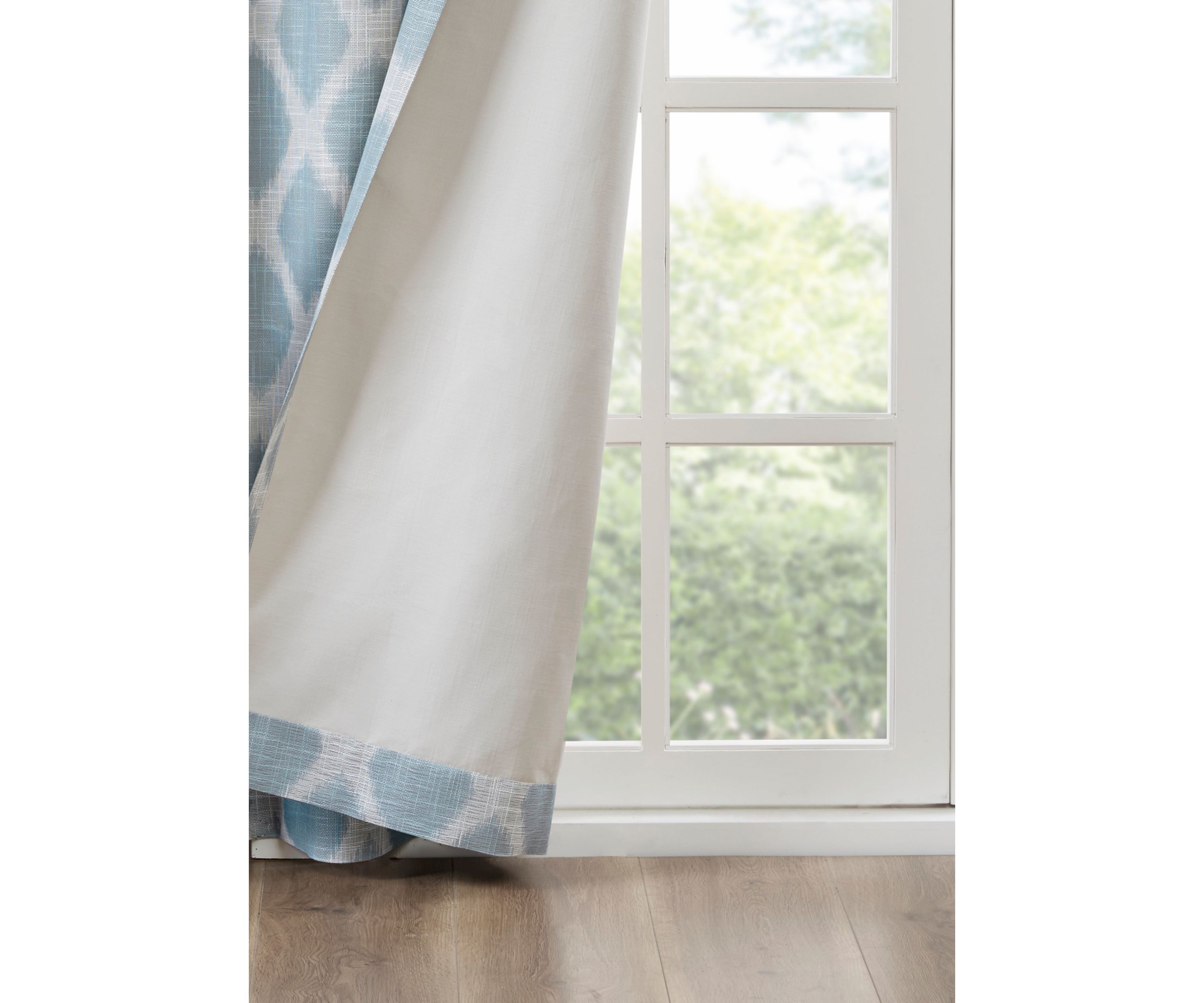 Blakesly Printed Ikat Blackout Patio Curtain