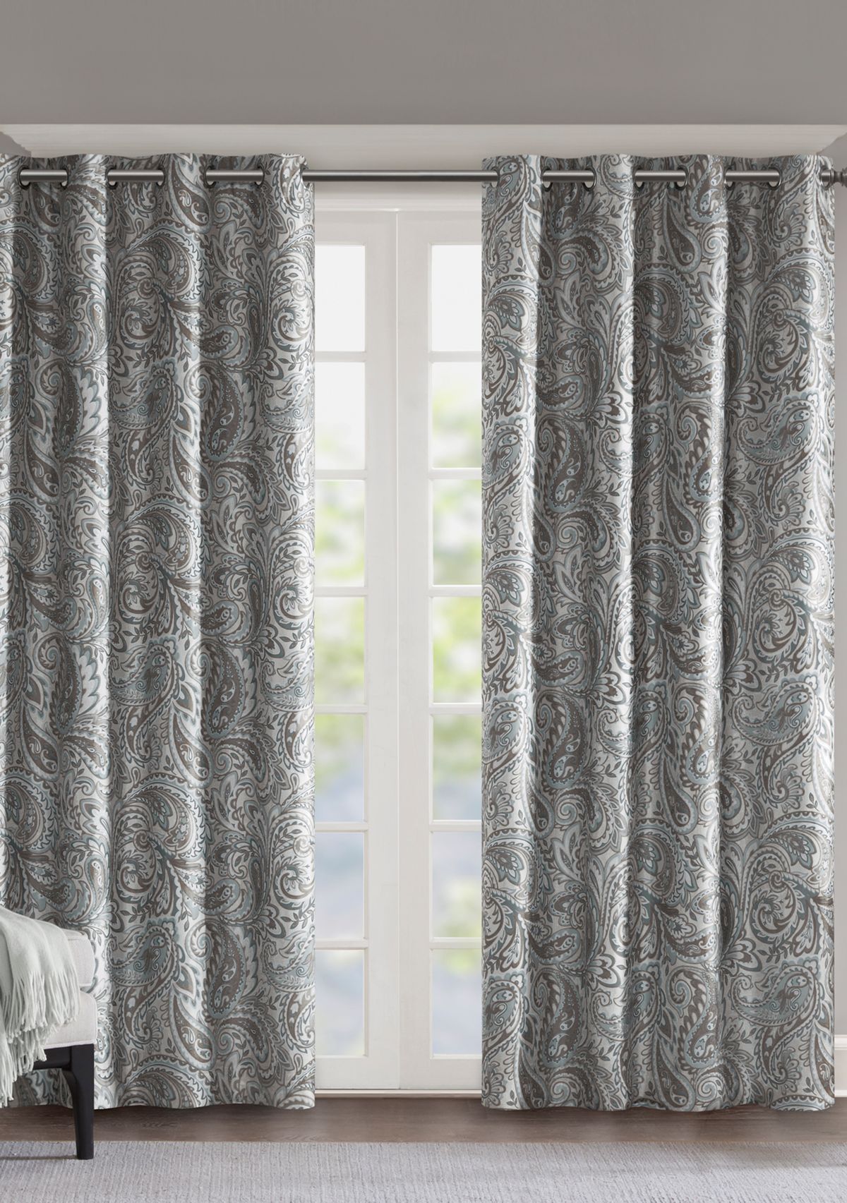 Jenelle Paisley Printed Total Blackout Window Panel