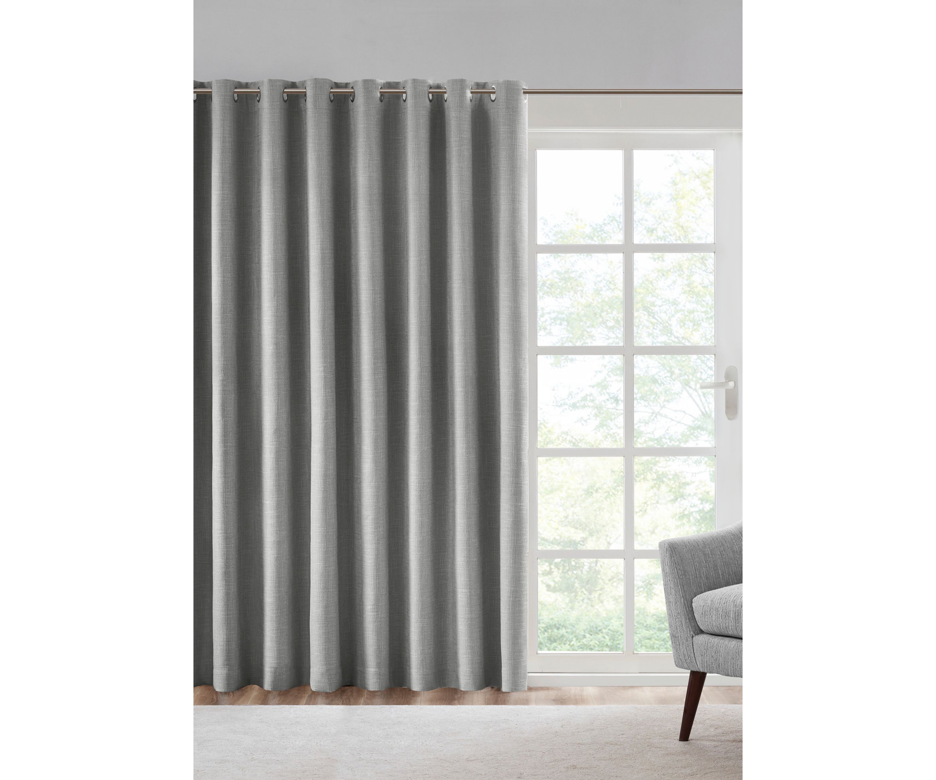 Maya Printed Heathered Blackout Patio Panel