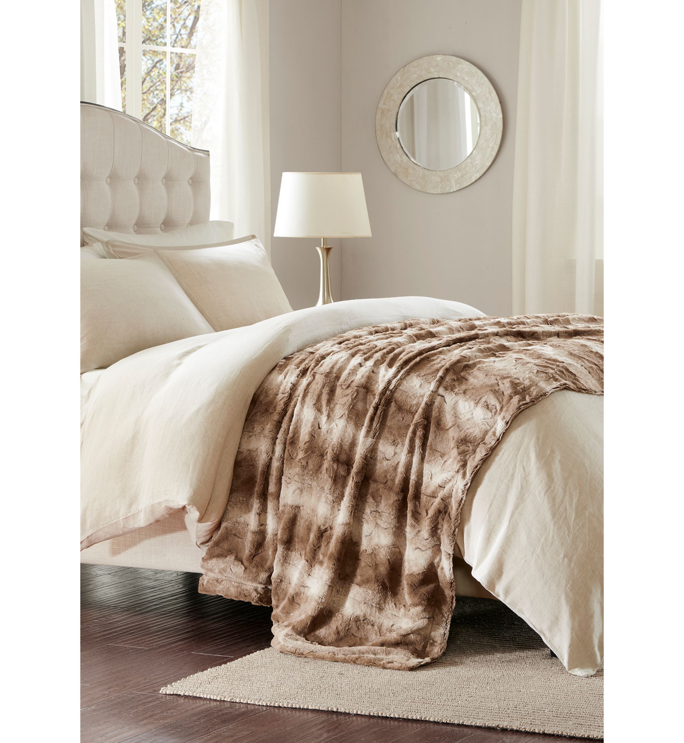 Zuri Oversized Faux Fur Throw