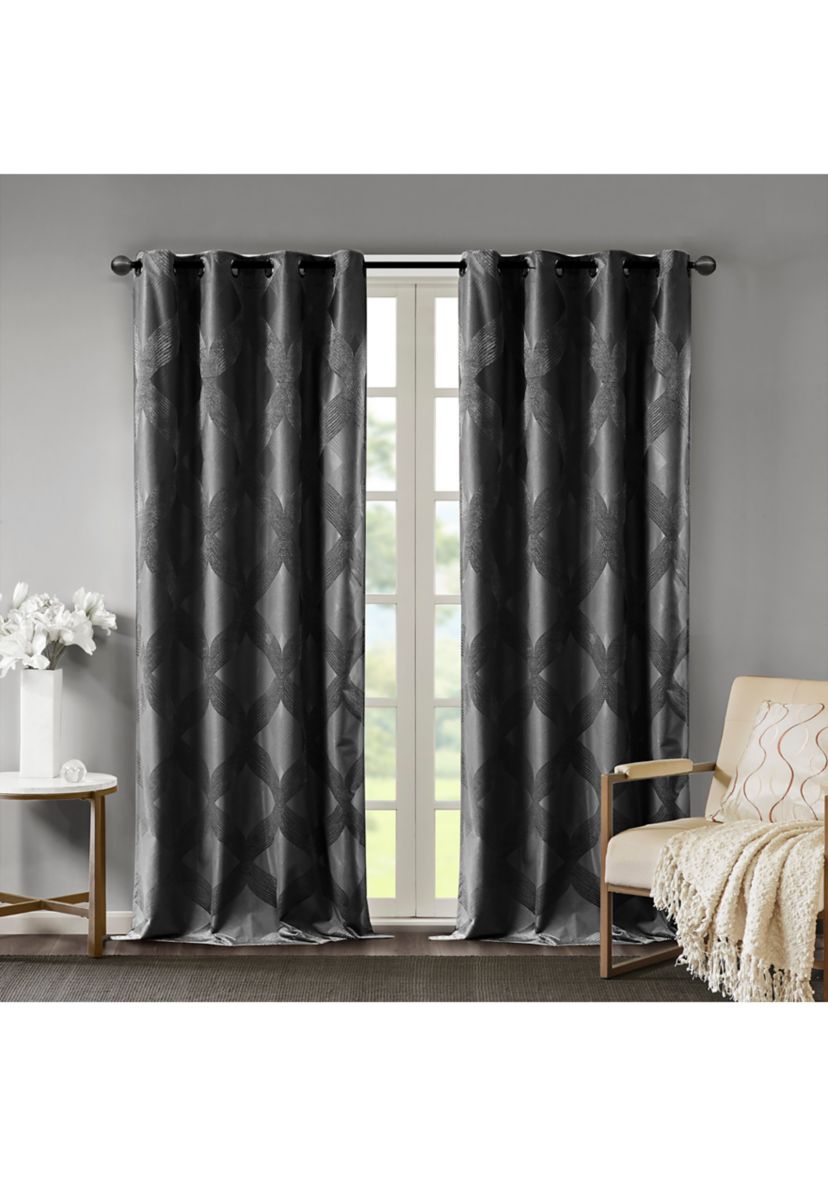Bentley Ogee Knitted Jacquard Total Blackout Panel