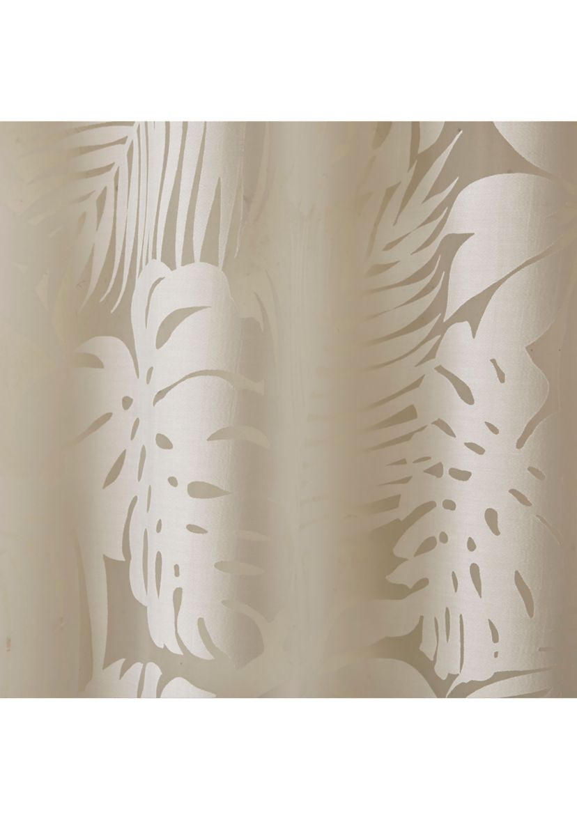 Leilani Palm Leaf Burnout Window Sheer