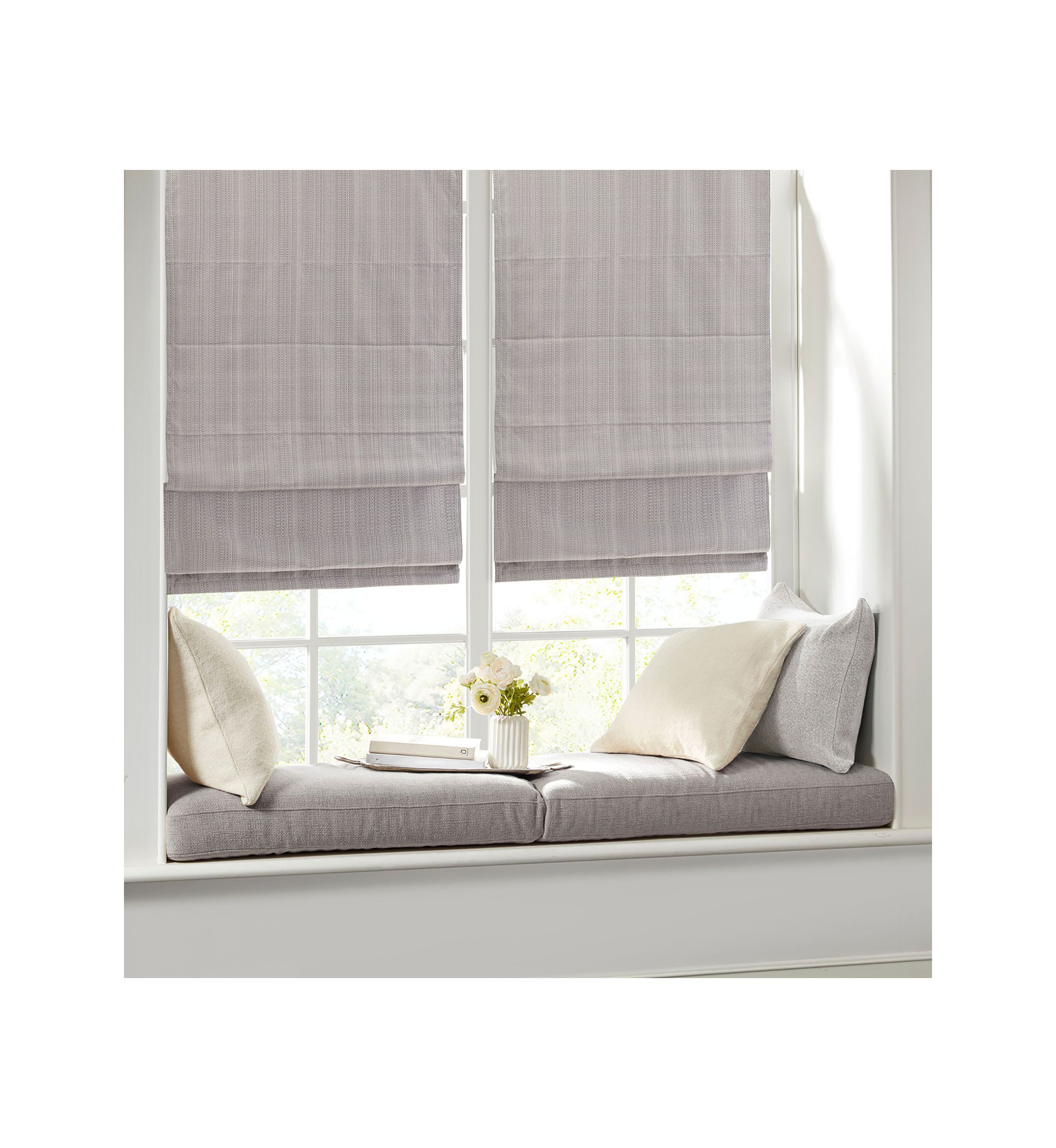 Galen Basketweave Room Darkening Cordless Roman Shade