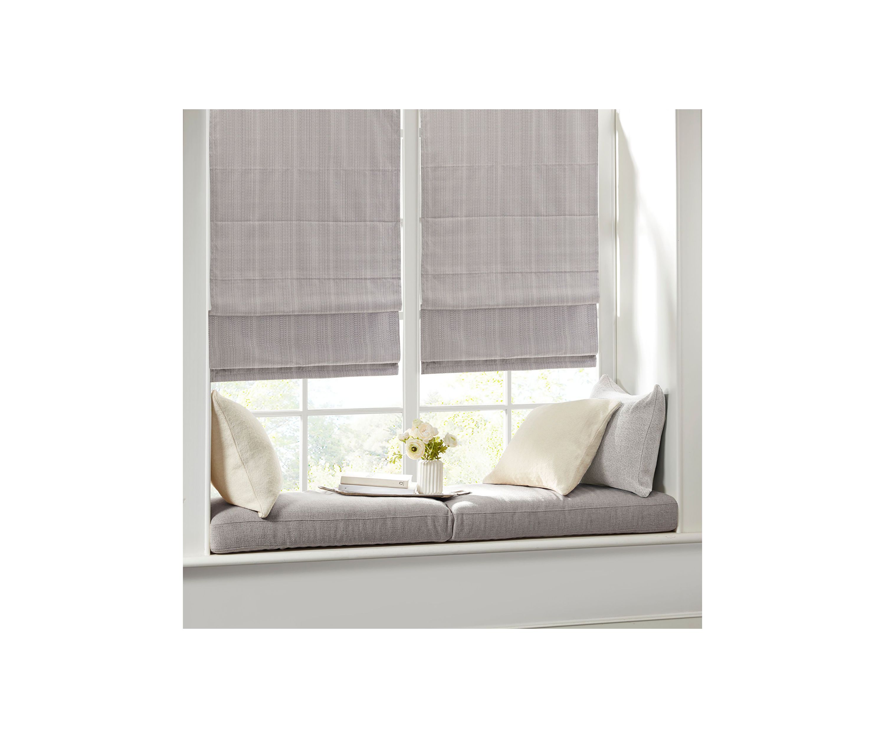 Galen Basketweave Room Darkening Cordless Roman Shade
